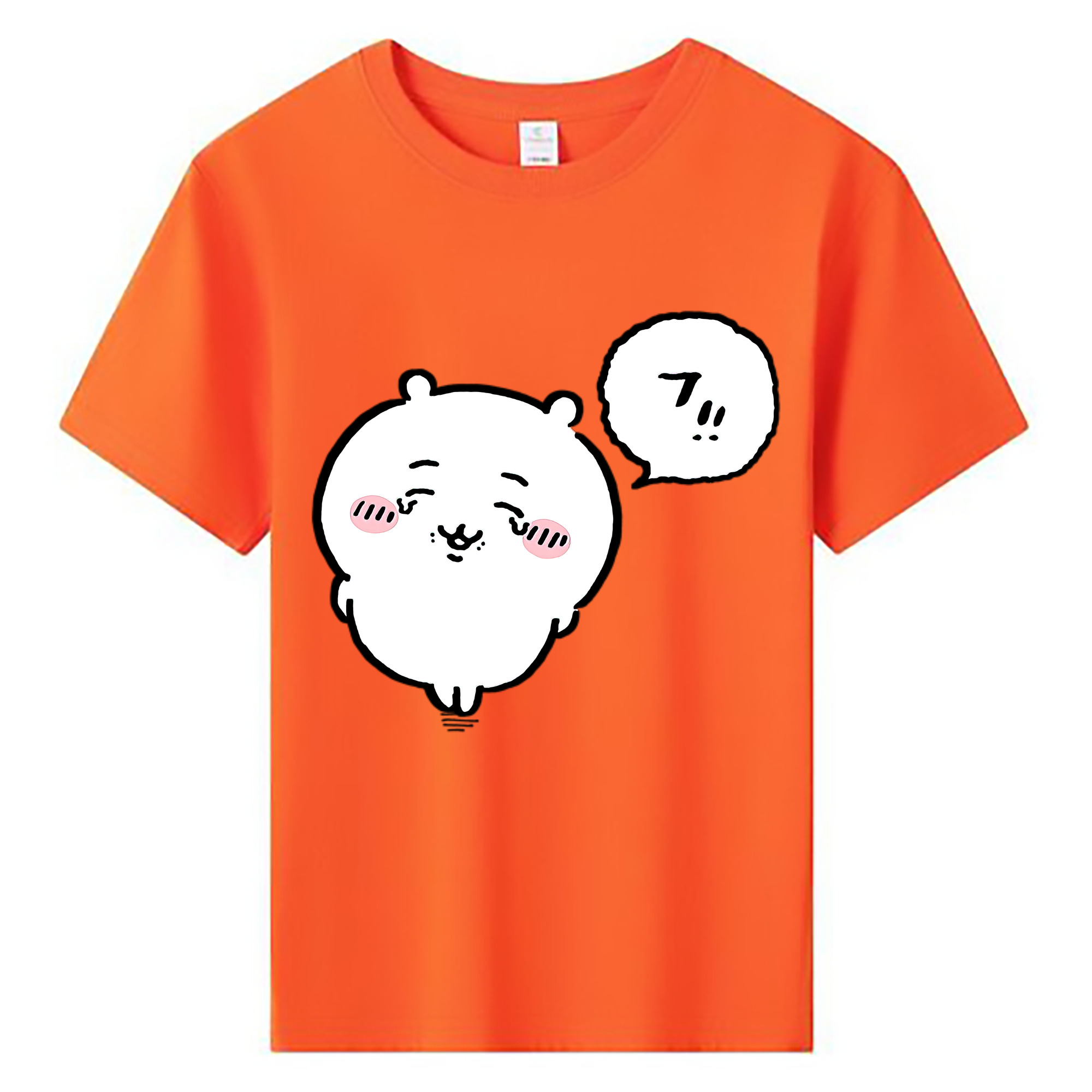 （画像用） ちいかわ ちいかわ Chii-kawa chiikawa 綿100％キッズTシャツ（フロントプリント）