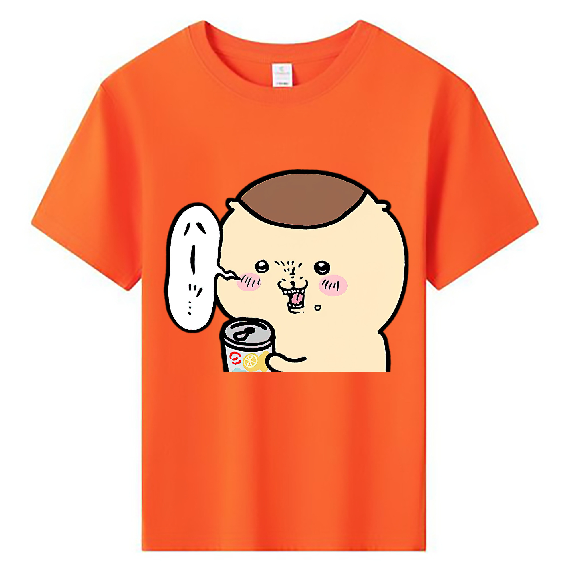 （画像用） ちいかわ くりまんじゅう Chii-kawa kuri manjū 綿100％キッズTシャツ（フロントプリント）