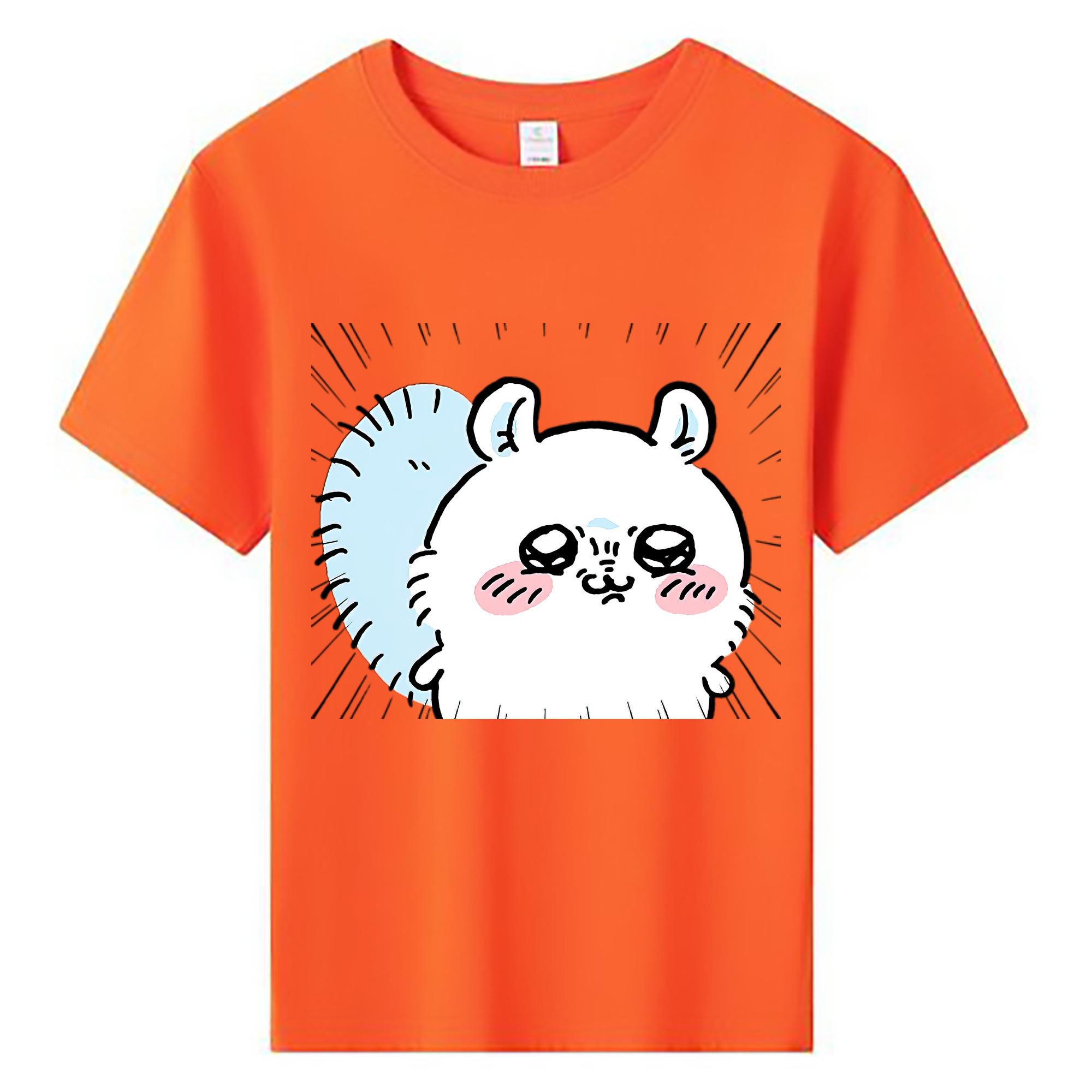 （画像用） ちいかわ モモンガ Chii-kawa Momonga 綿100％キッズTシャツ（フロントプリント）