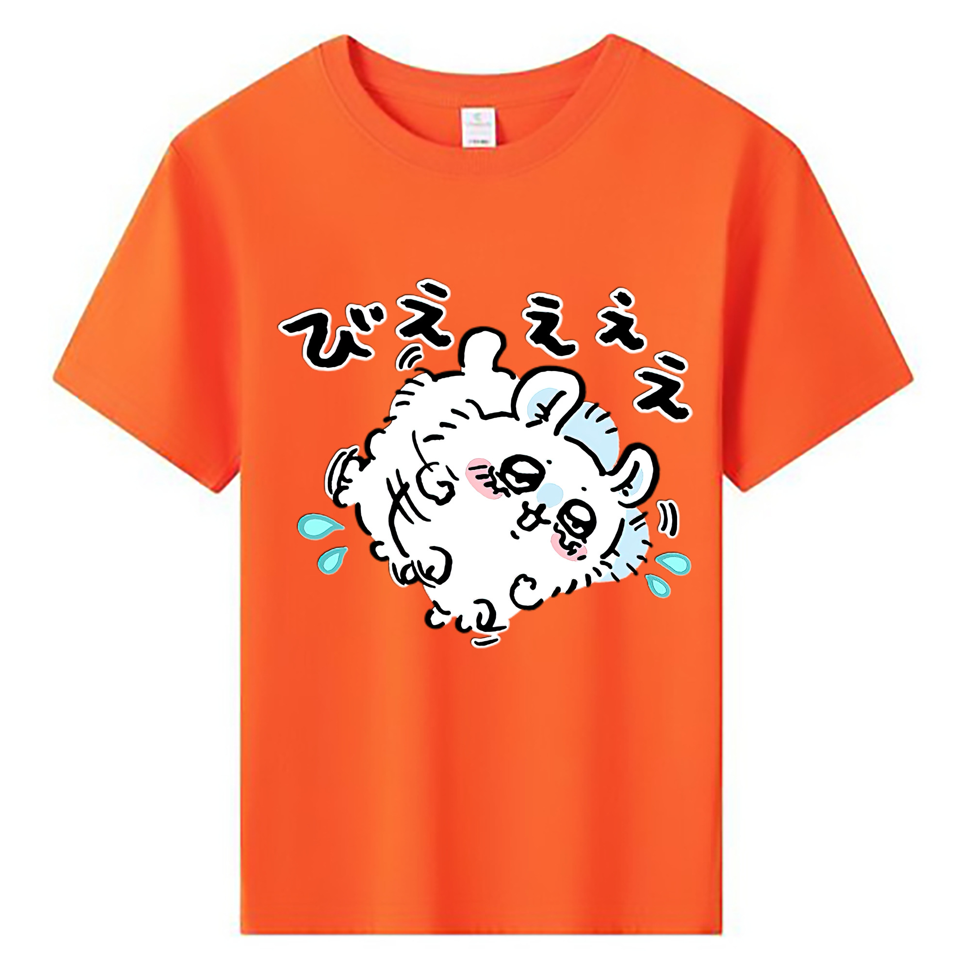 （画像用） ちいかわ モモンガ Chii-kawa Momonga 綿100％キッズTシャツ（フロントプリント）