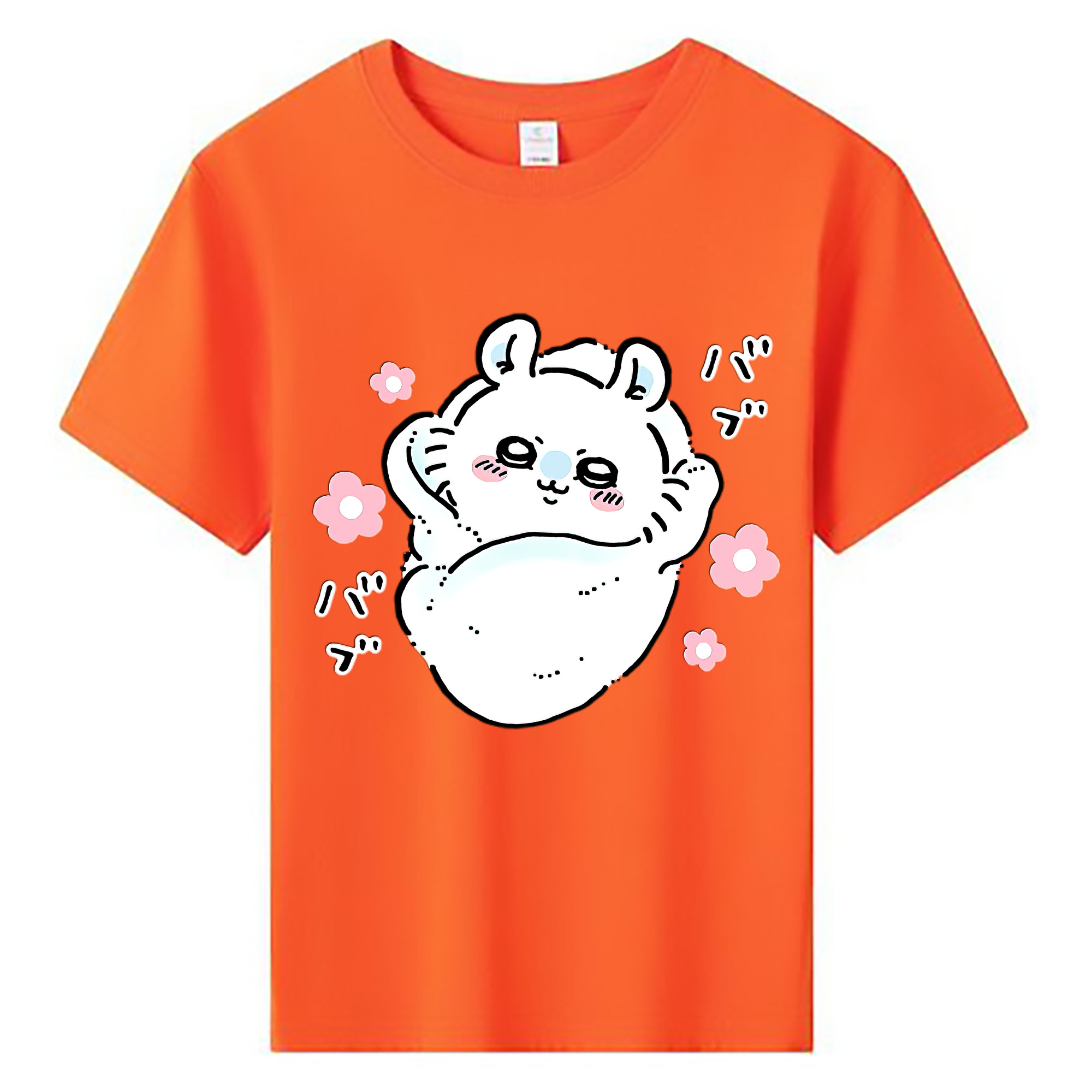 （画像用） ちいかわ モモンガ Chii-kawa Momonga 綿100％キッズTシャツ（フロントプリント）