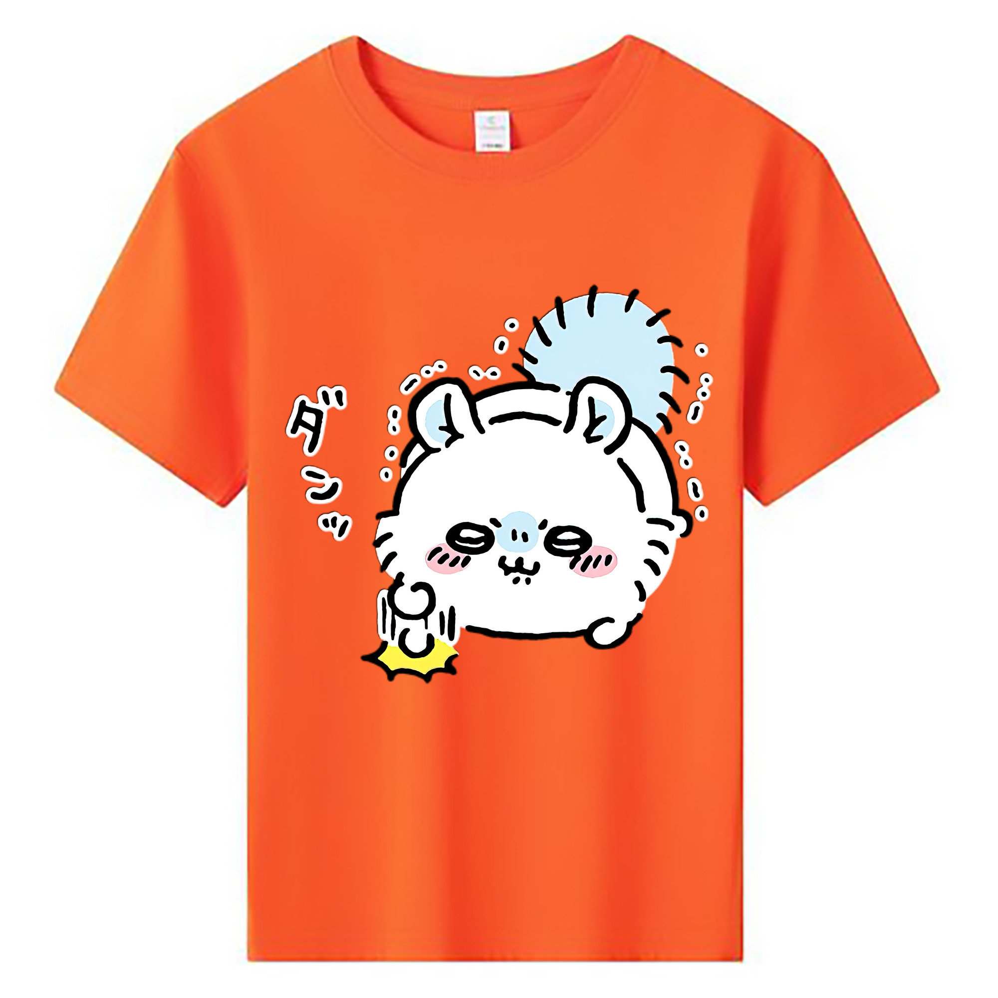 （画像用） ちいかわ モモンガ Chii-kawa Momonga 綿100％キッズTシャツ（フロントプリント）