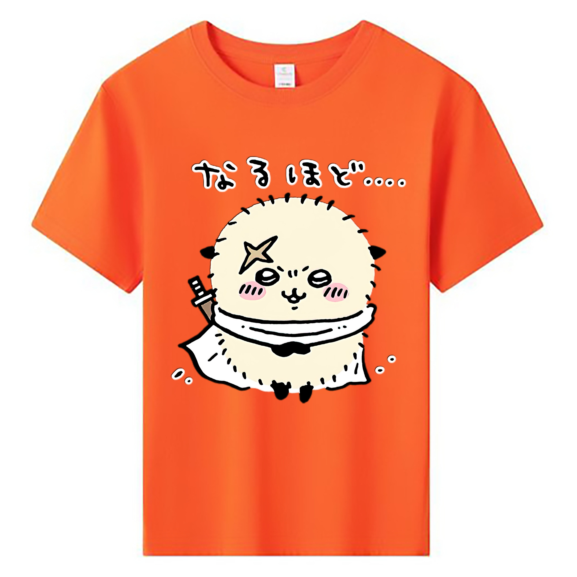 （画像用） ちいかわ ラッコ Chii-kawa Sea otter 綿100％キッズTシャツ（フロントプリント）