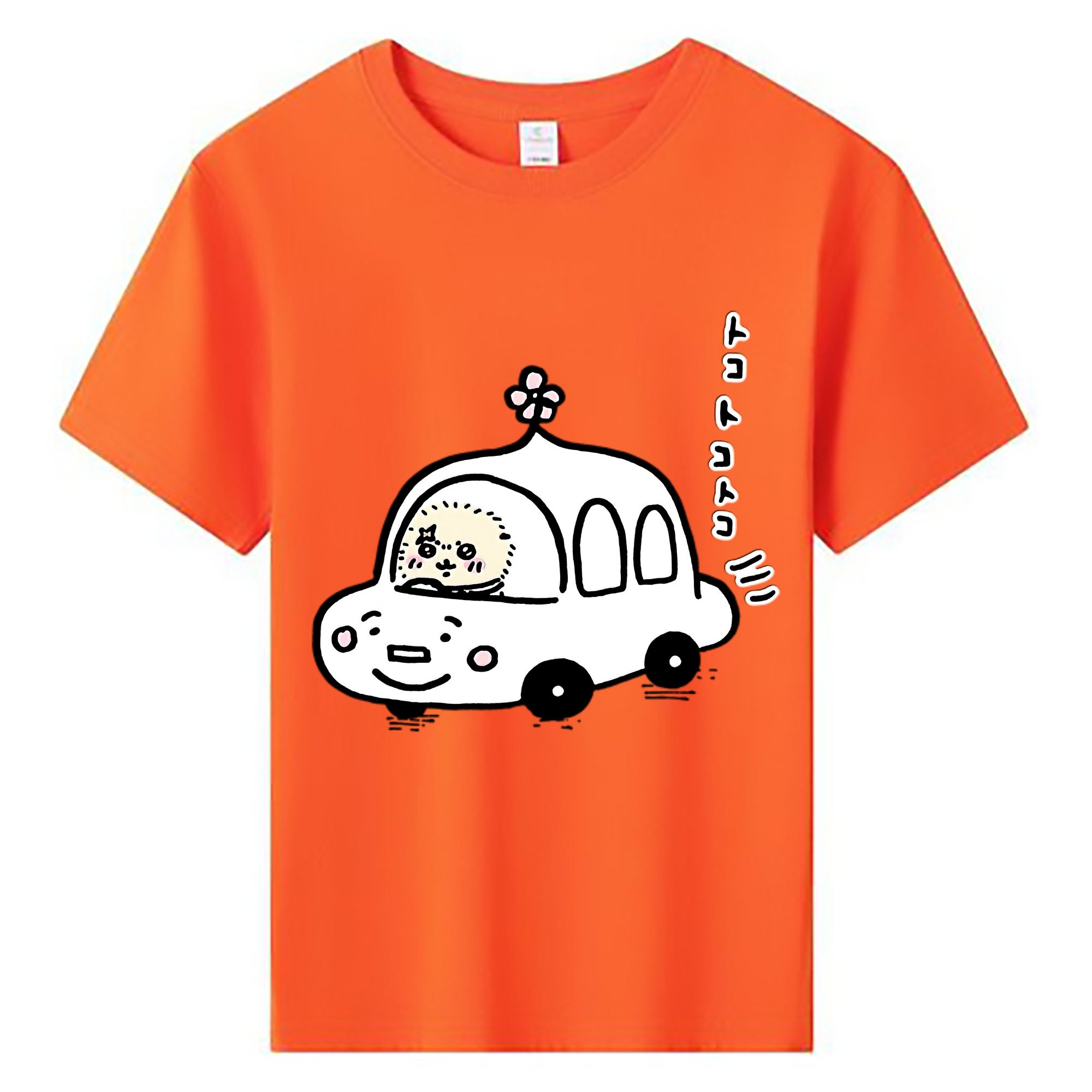 （画像用） ちいかわ ラッコ Chii-kawa Sea otter 綿100％キッズTシャツ（フロントプリント）
