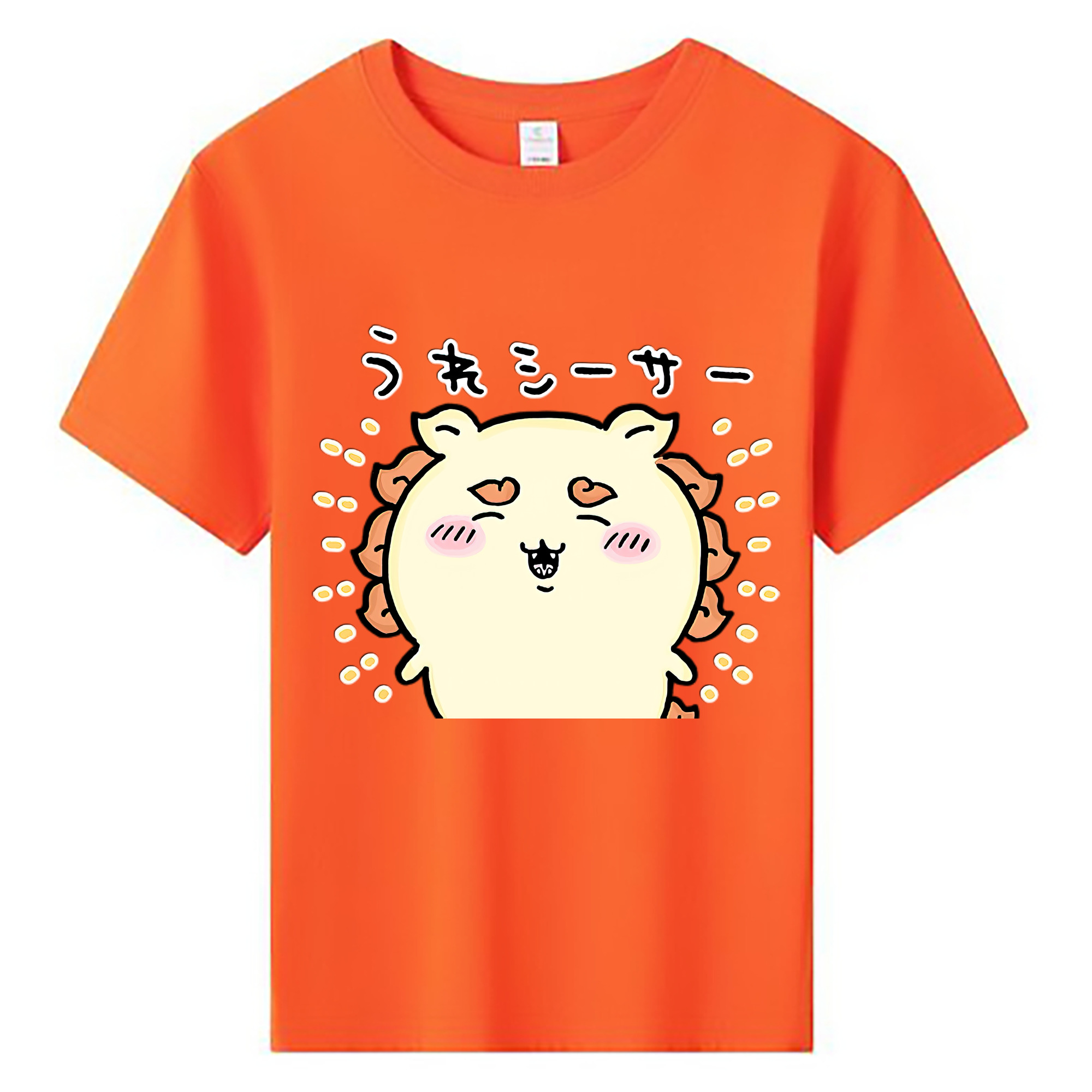 （画像用） ちいかわ シーサー Chii-kawa Shisa 綿100％キッズTシャツ（フロントプリント）