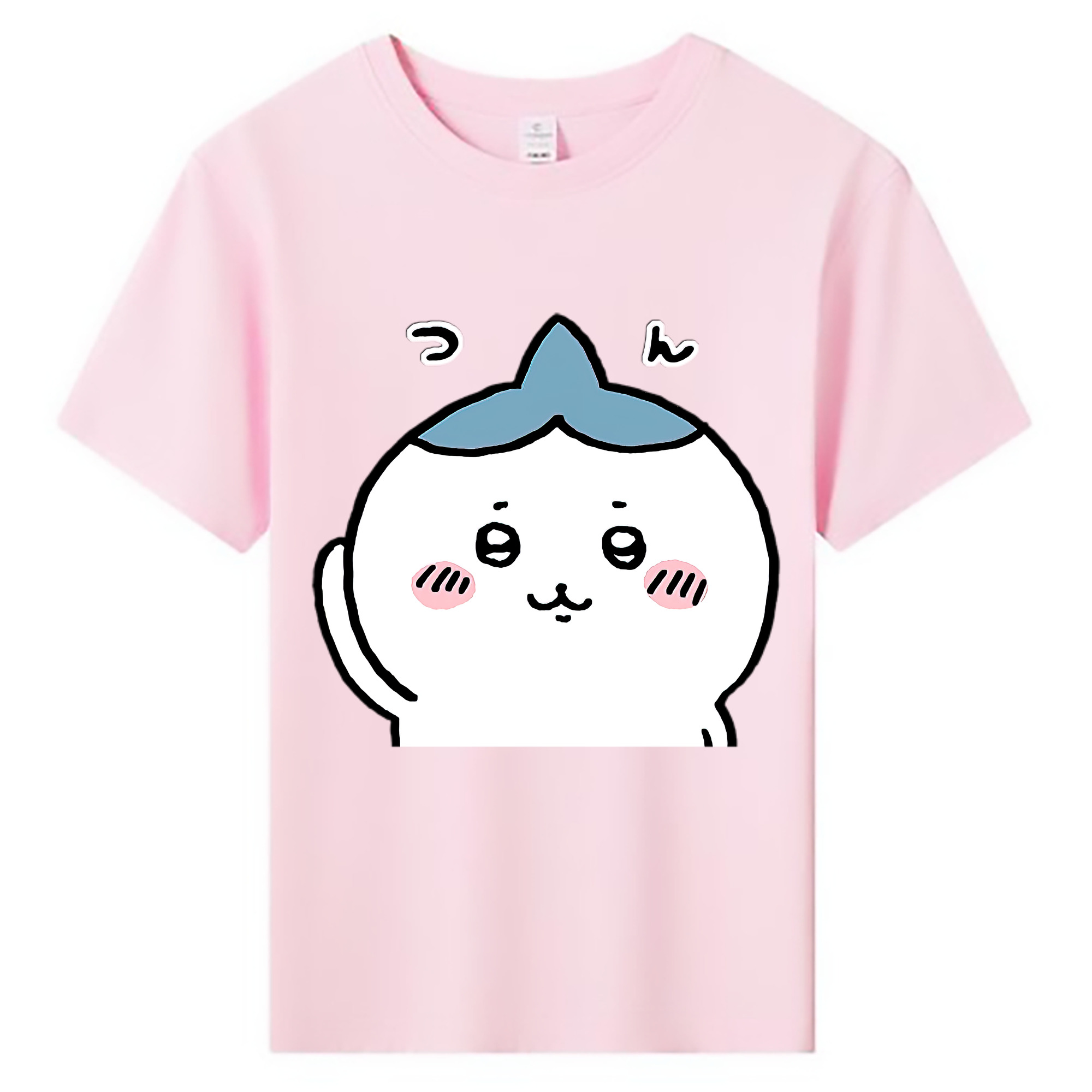 （画像用） ちいかわ ハチワレ Chii-kawa hachiware 綿100％キッズTシャツ（フロントプリント）
