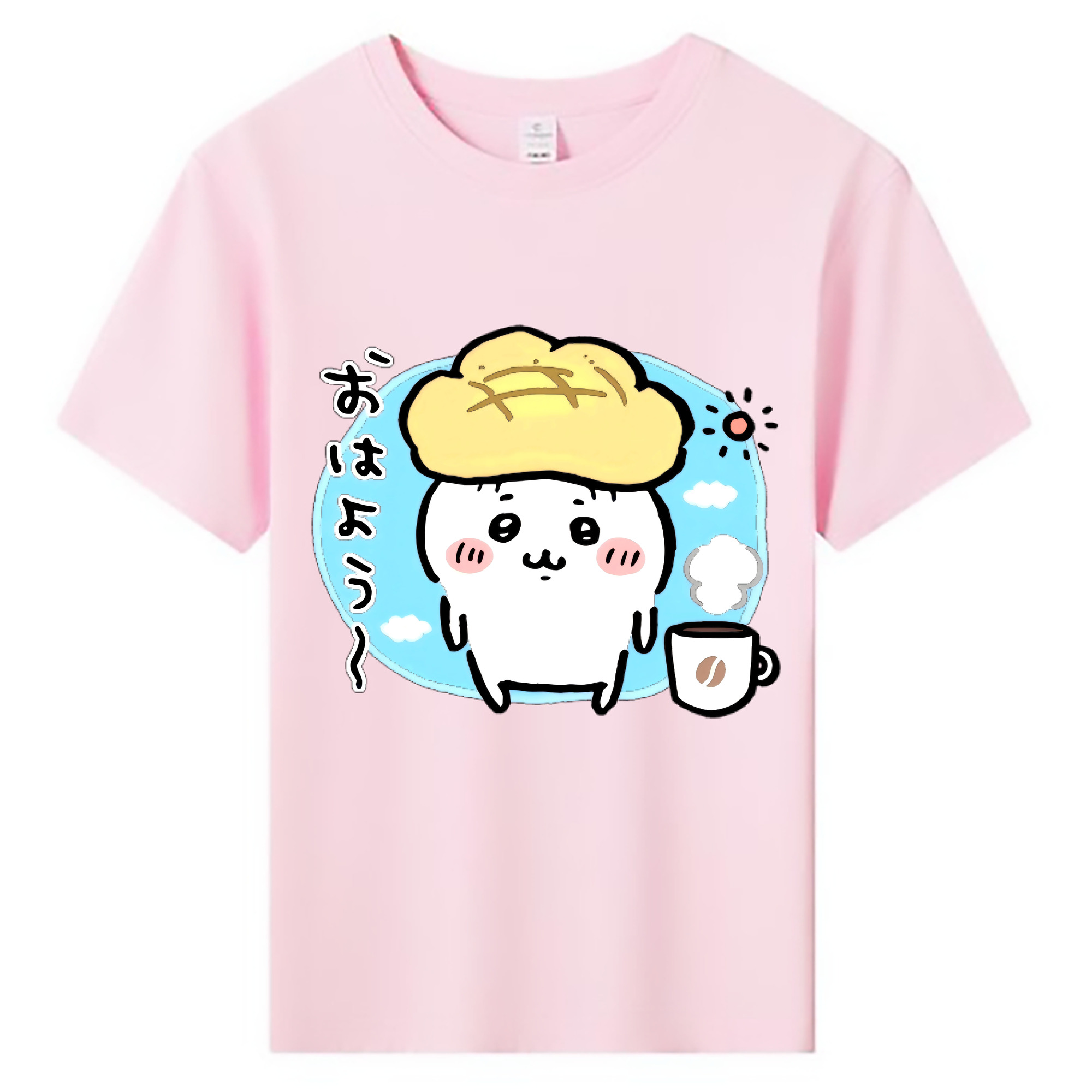 （画像用） ちいかわ ちいかわ Chii-kawa chiikawa 綿100％キッズTシャツ（フロントプリント）