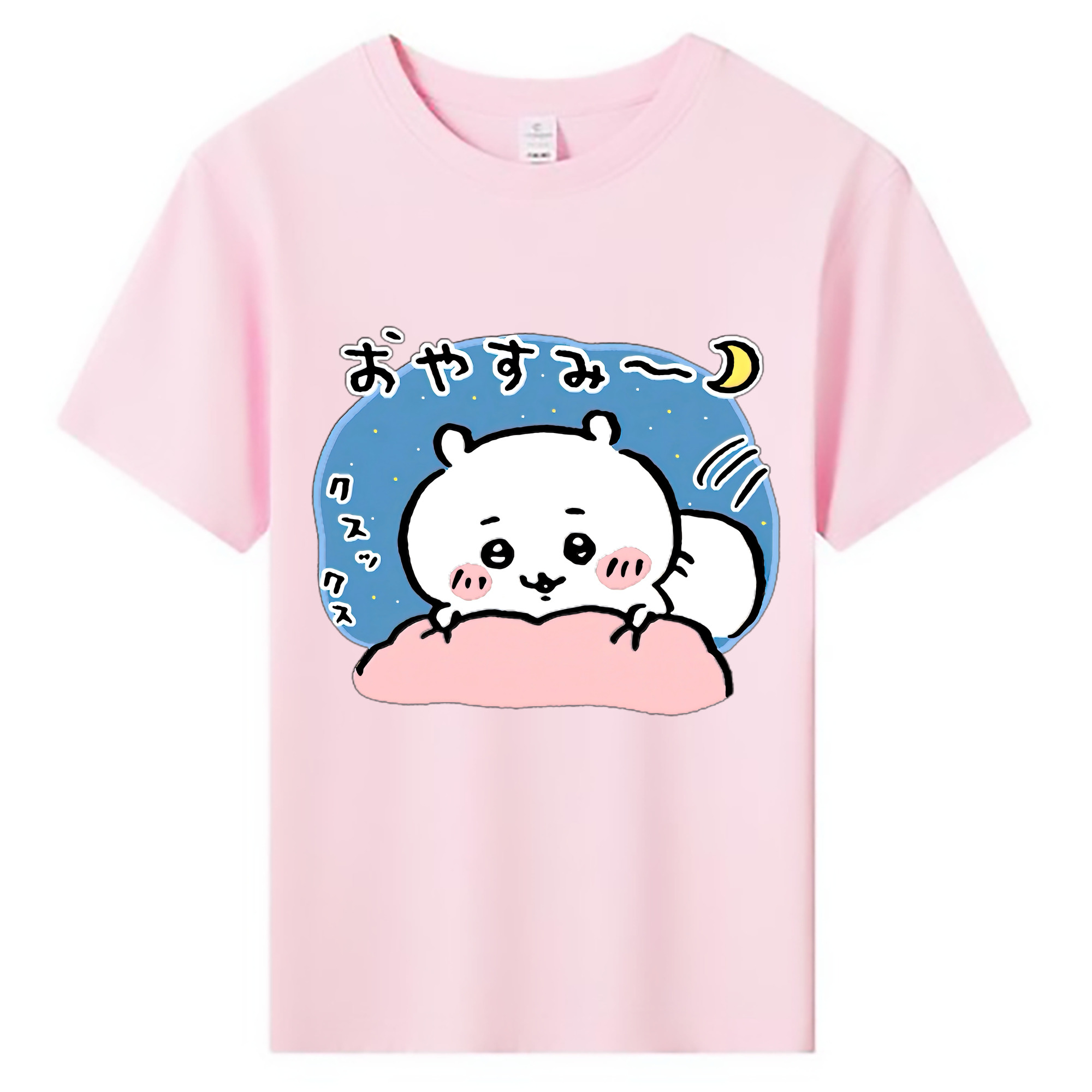（画像用） ちいかわ ちいかわ Chii-kawa chiikawa 綿100％キッズTシャツ（フロントプリント）