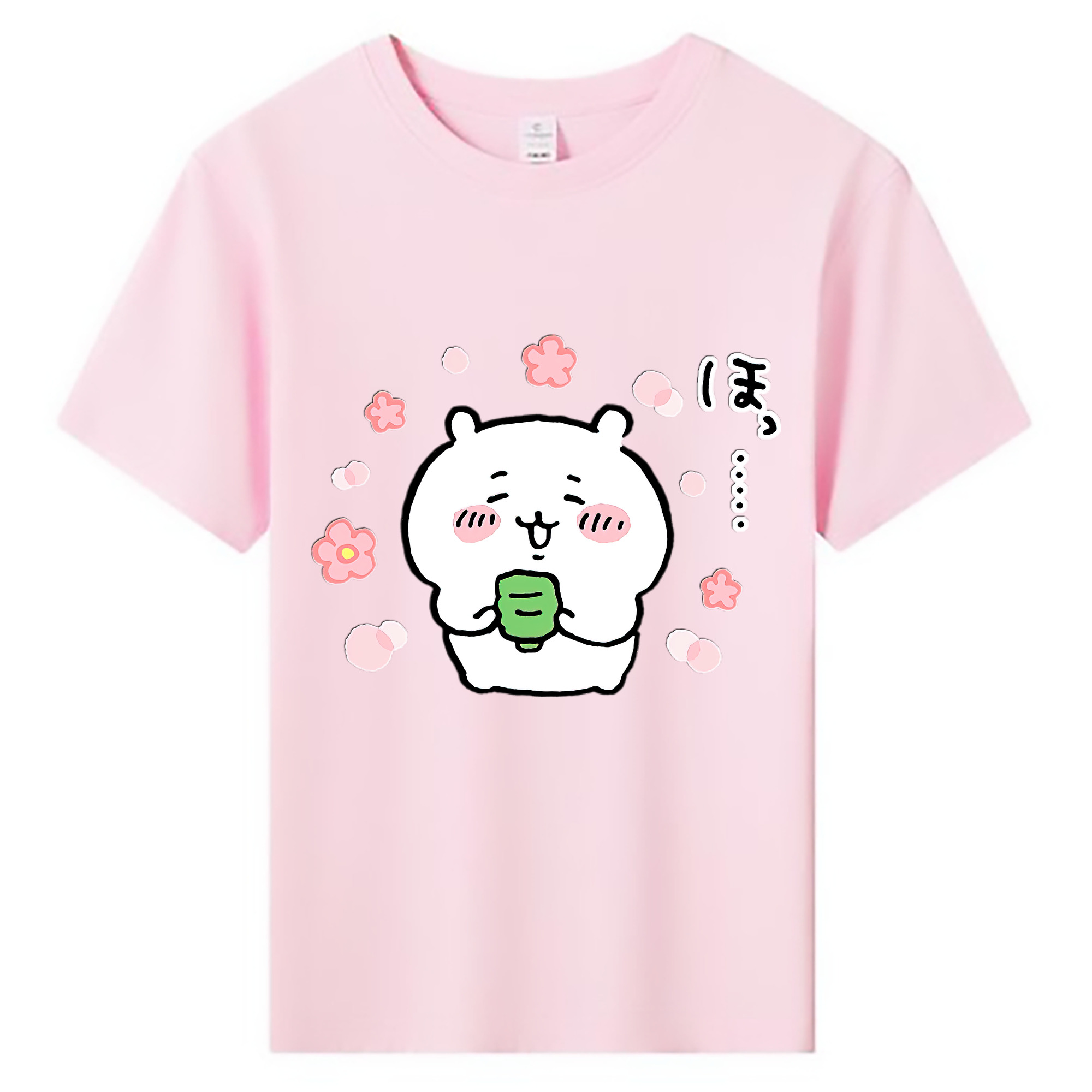 （画像用） ちいかわ ちいかわ Chii-kawa chiikawa 綿100％キッズTシャツ（フロントプリント）