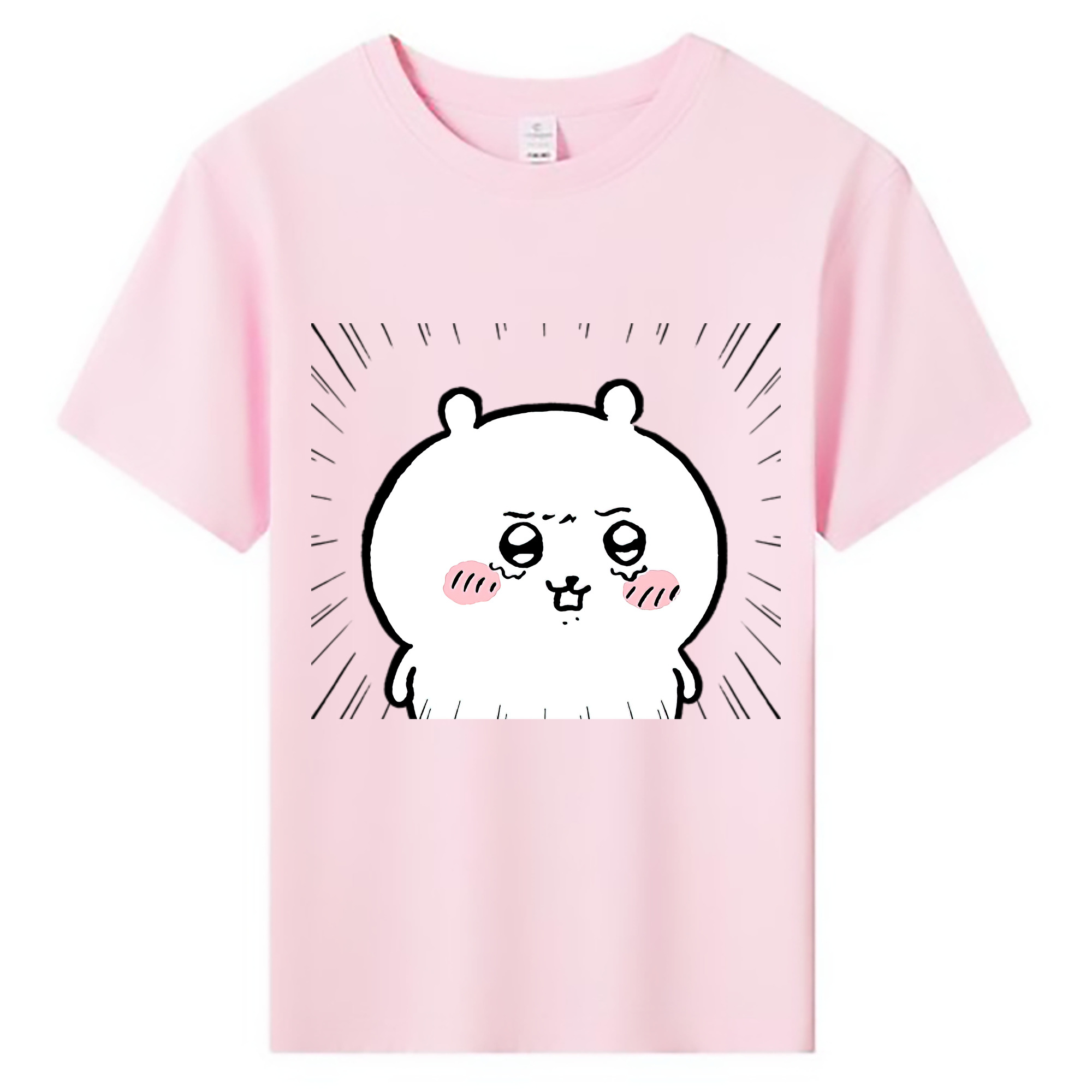 （画像用） ちいかわ ちいかわ Chii-kawa chiikawa 綿100％キッズTシャツ（フロントプリント）