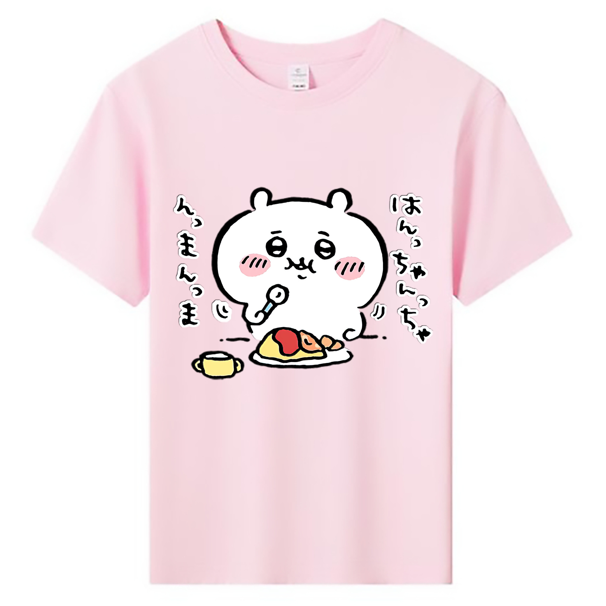 （画像用） ちいかわ ちいかわ Chii-kawa chiikawa 綿100％キッズTシャツ（フロントプリント）