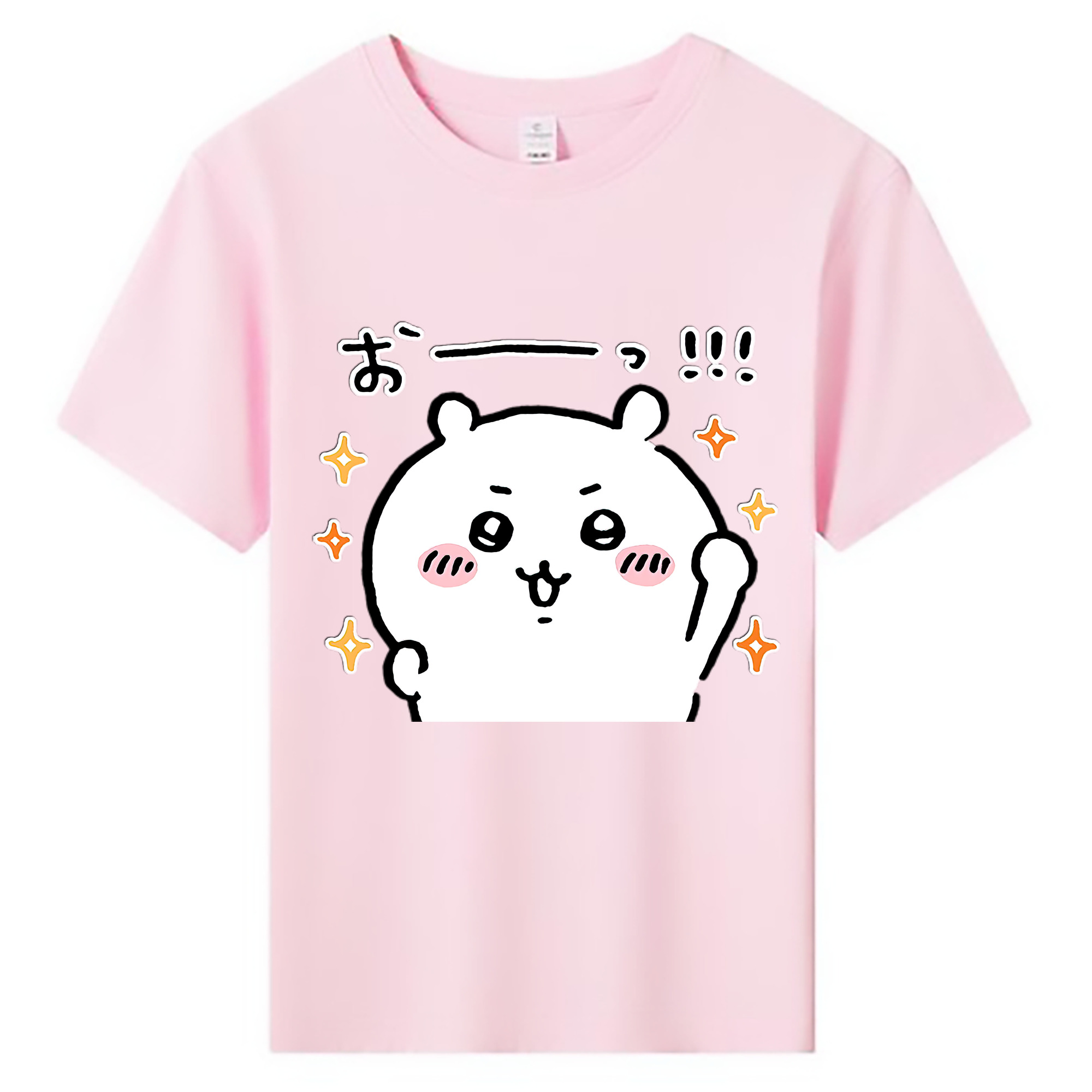 （画像用） ちいかわ ちいかわ Chii-kawa chiikawa 綿100％キッズTシャツ（フロントプリント）