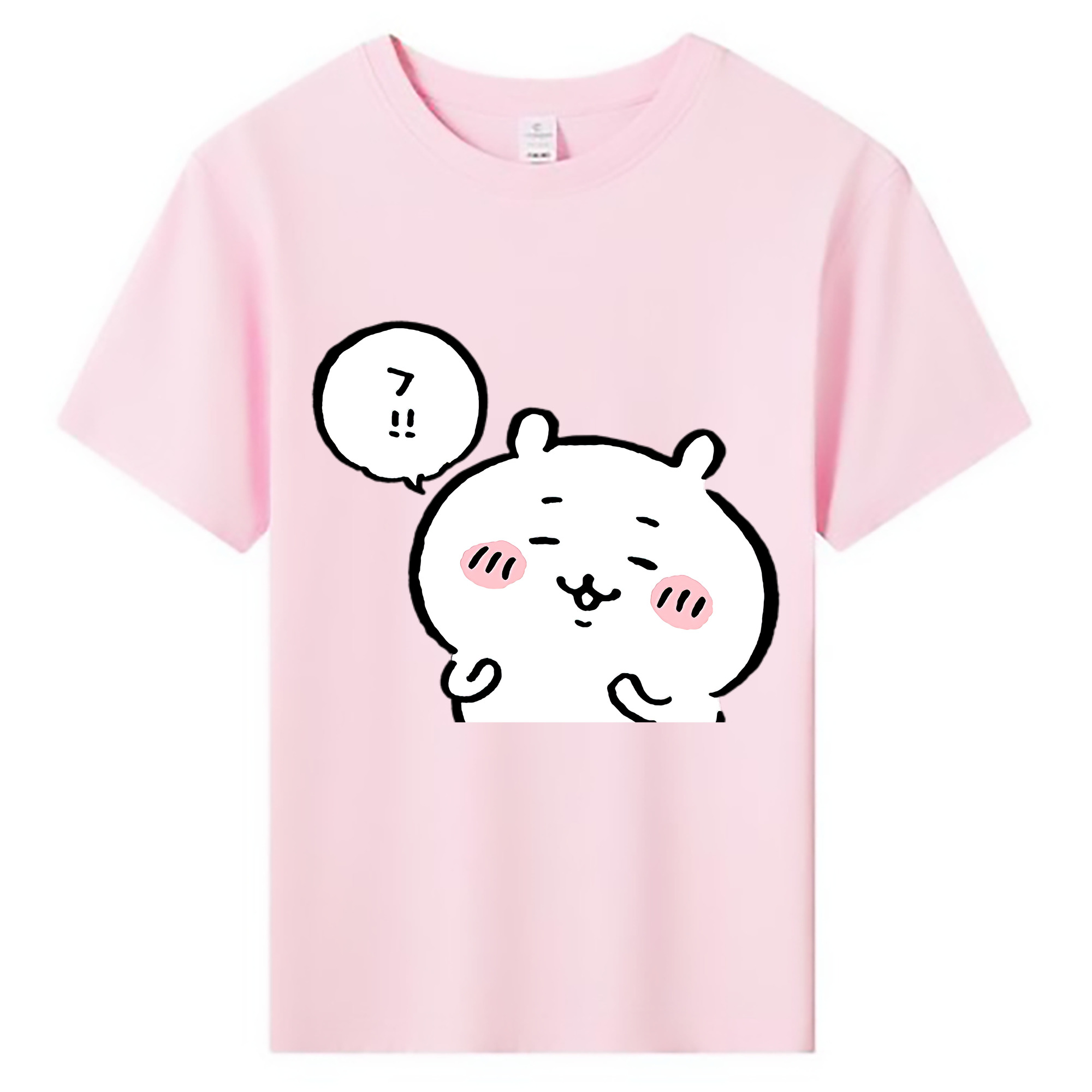 （画像用） ちいかわ ちいかわ Chii-kawa chiikawa 綿100％キッズTシャツ（フロントプリント）