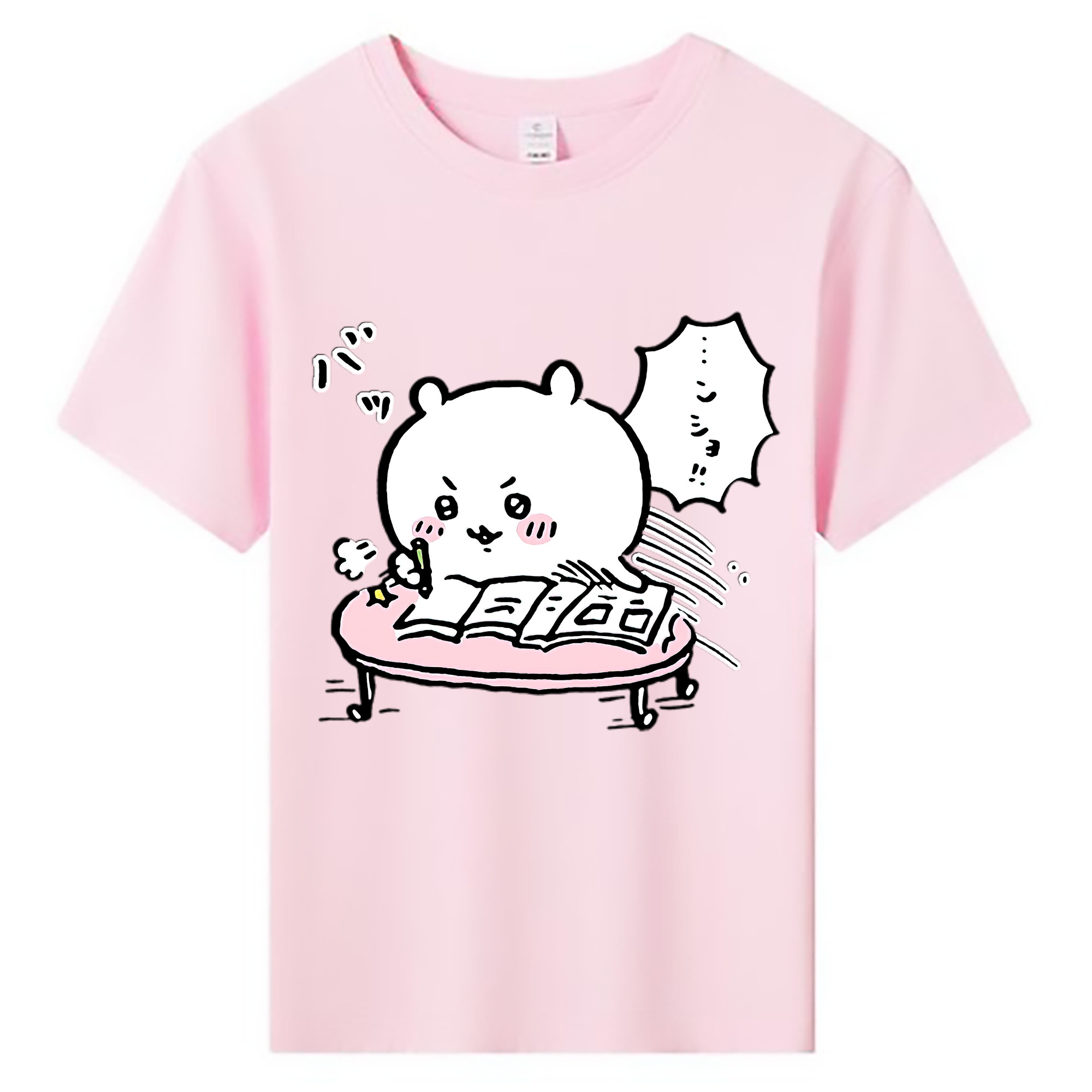 （画像用） ちいかわ ちいかわ Chii-kawa chiikawa 綿100％キッズTシャツ（フロントプリント）