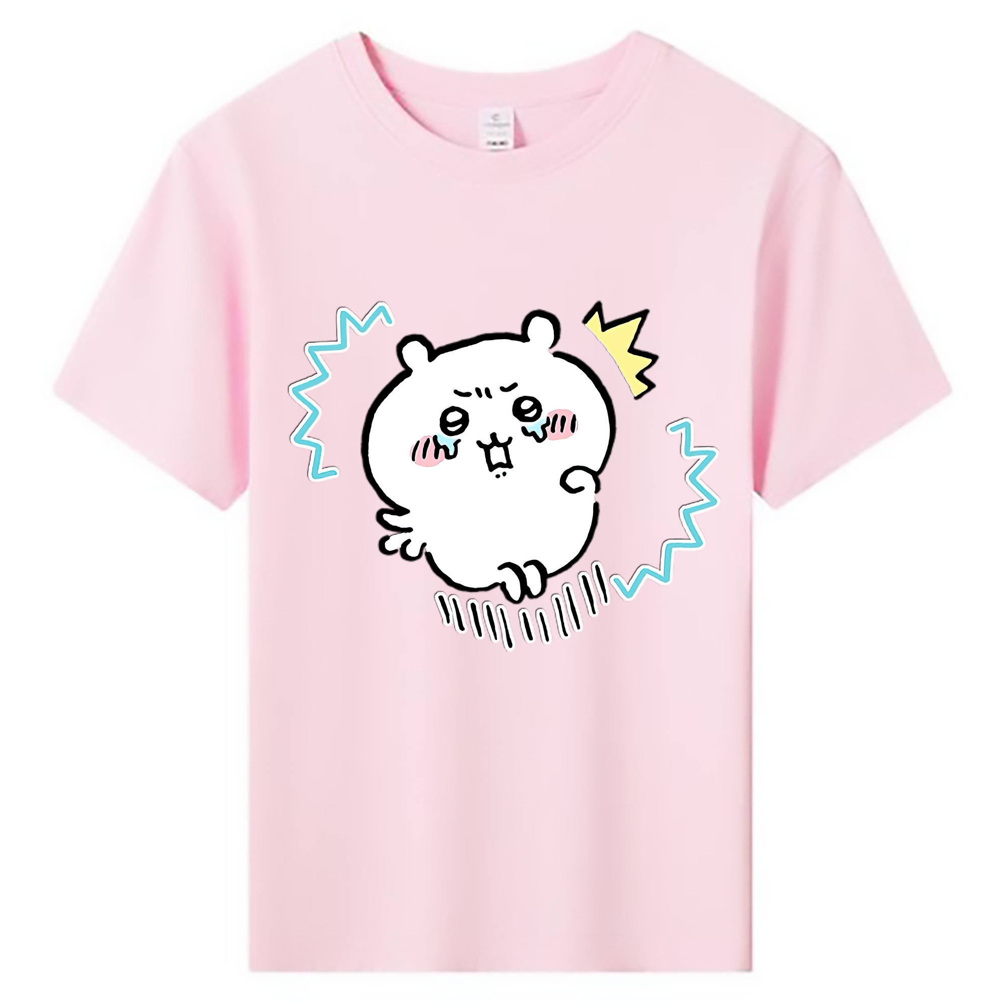 （画像用） ちいかわ ちいかわ Chii-kawa chiikawa 綿100％キッズTシャツ（フロントプリント）