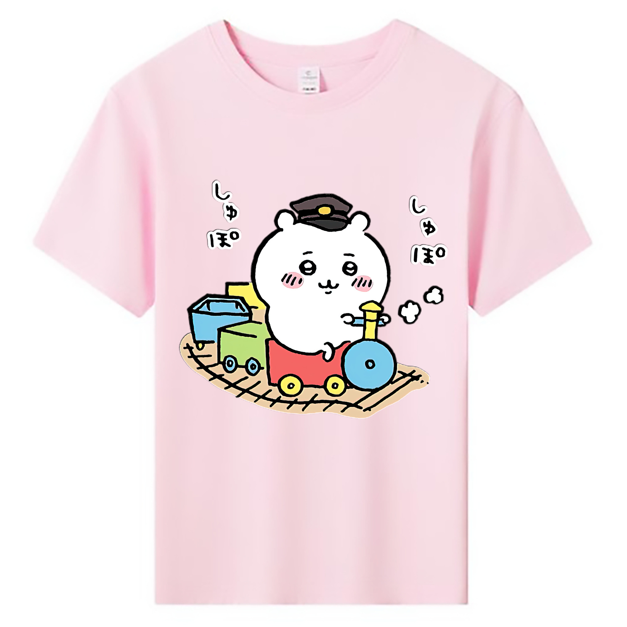 （画像用） ちいかわ ちいかわ Chii-kawa chiikawa 綿100％キッズTシャツ（フロントプリント）