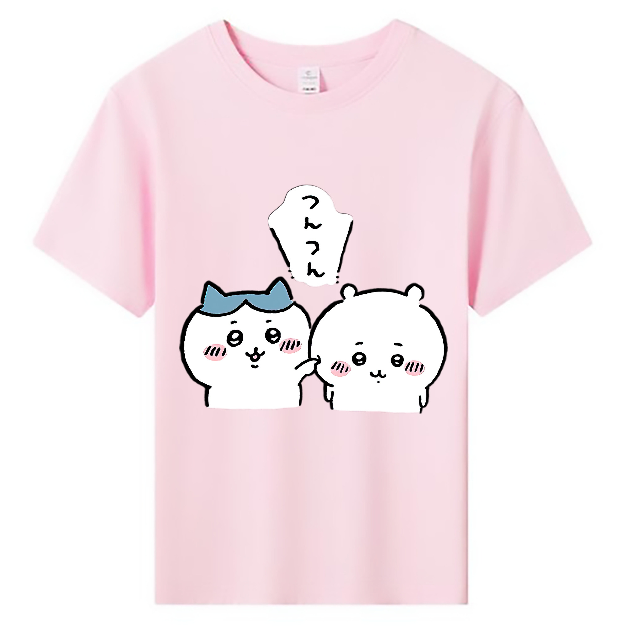 （画像用） ちいかわ ちいかわ Chii-kawa chiikawa 綿100％キッズTシャツ（フロントプリント）