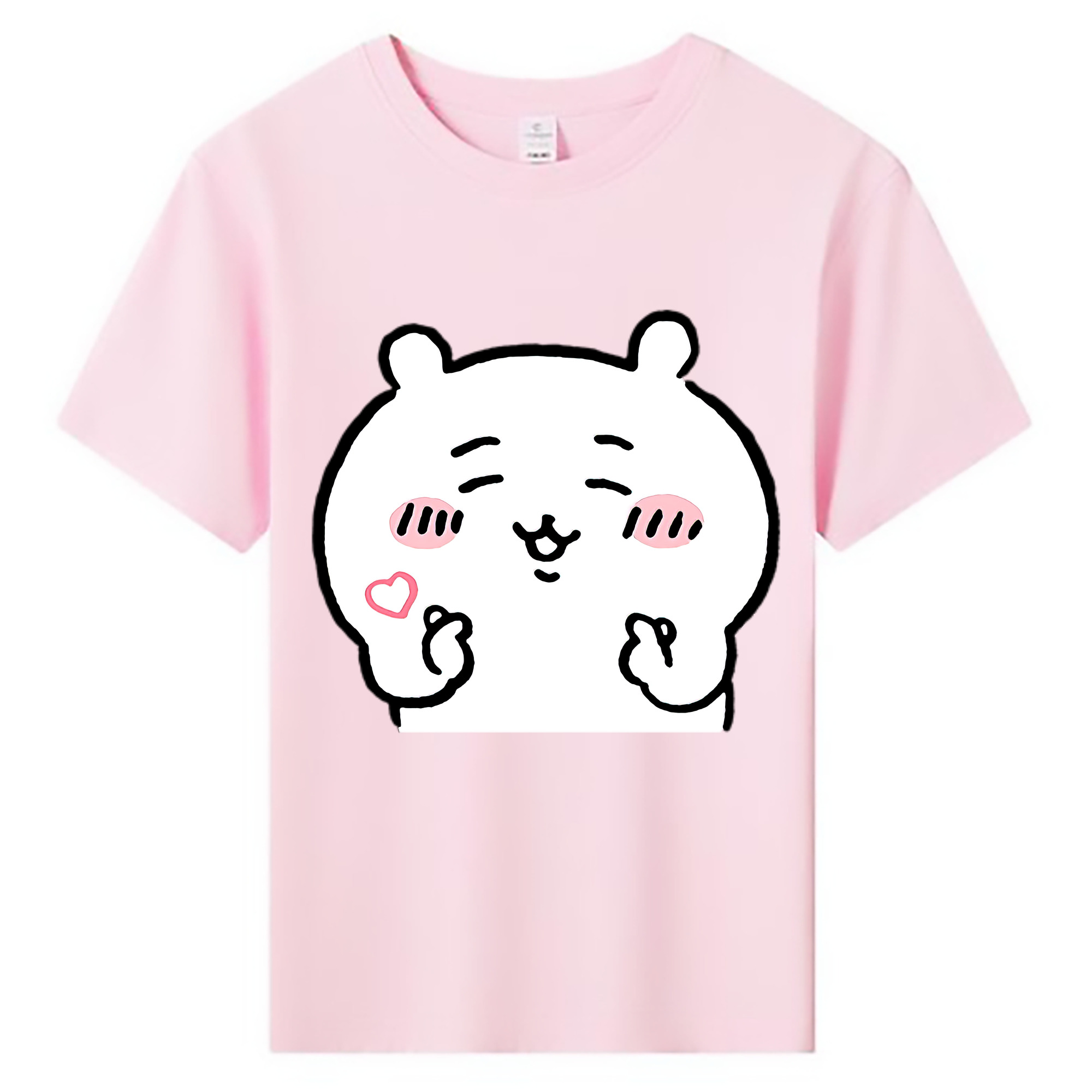 （画像用） ちいかわ ちいかわ Chii-kawa chiikawa 綿100％キッズTシャツ（フロントプリント）