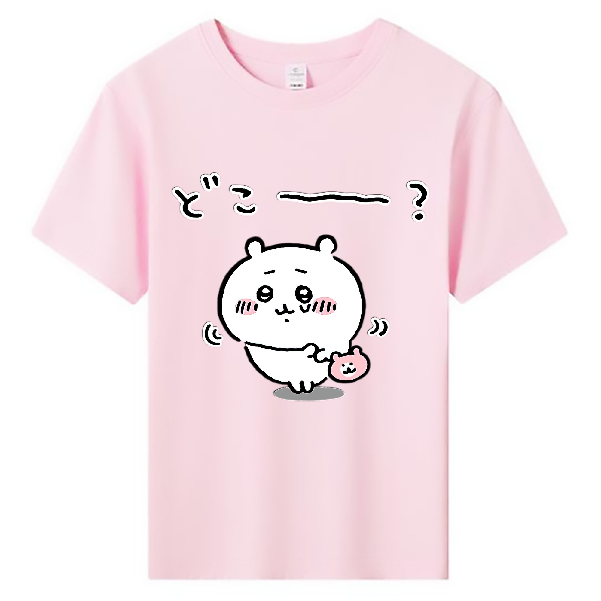（画像用） ちいかわ ちいかわ Chii-kawa chiikawa 綿100％キッズTシャツ（フロントプリント）