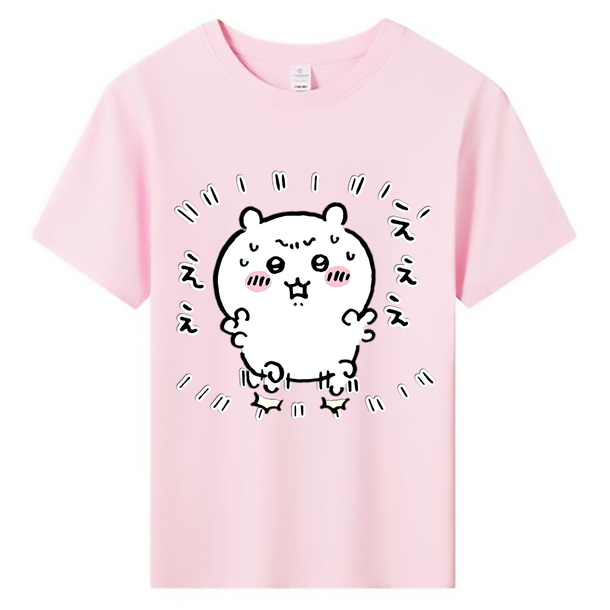 （画像用） ちいかわ ちいかわ Chii-kawa chiikawa 綿100％キッズTシャツ（フロントプリント）
