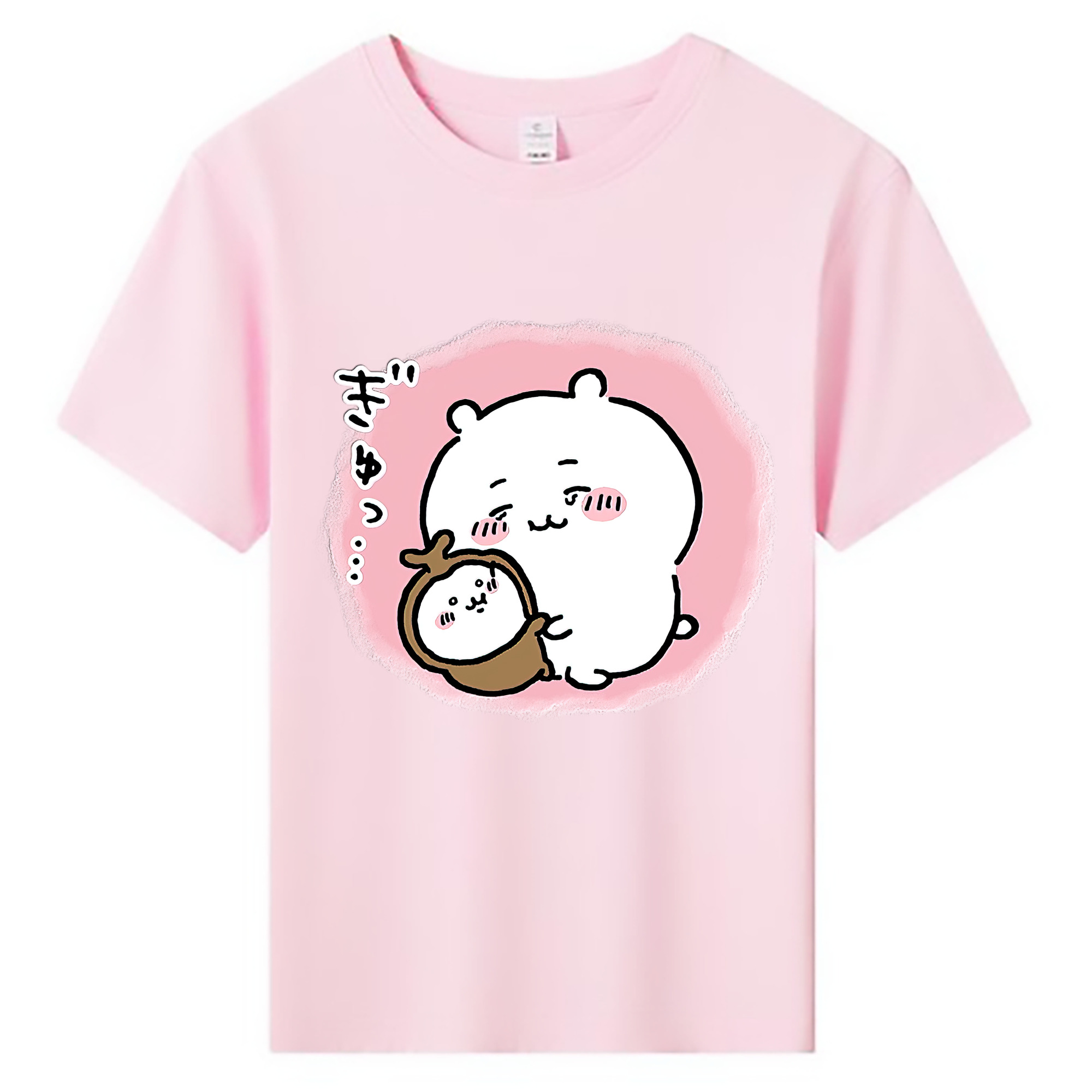（画像用） ちいかわ ちいかわ Chii-kawa chiikawa 綿100％キッズTシャツ（フロントプリント）