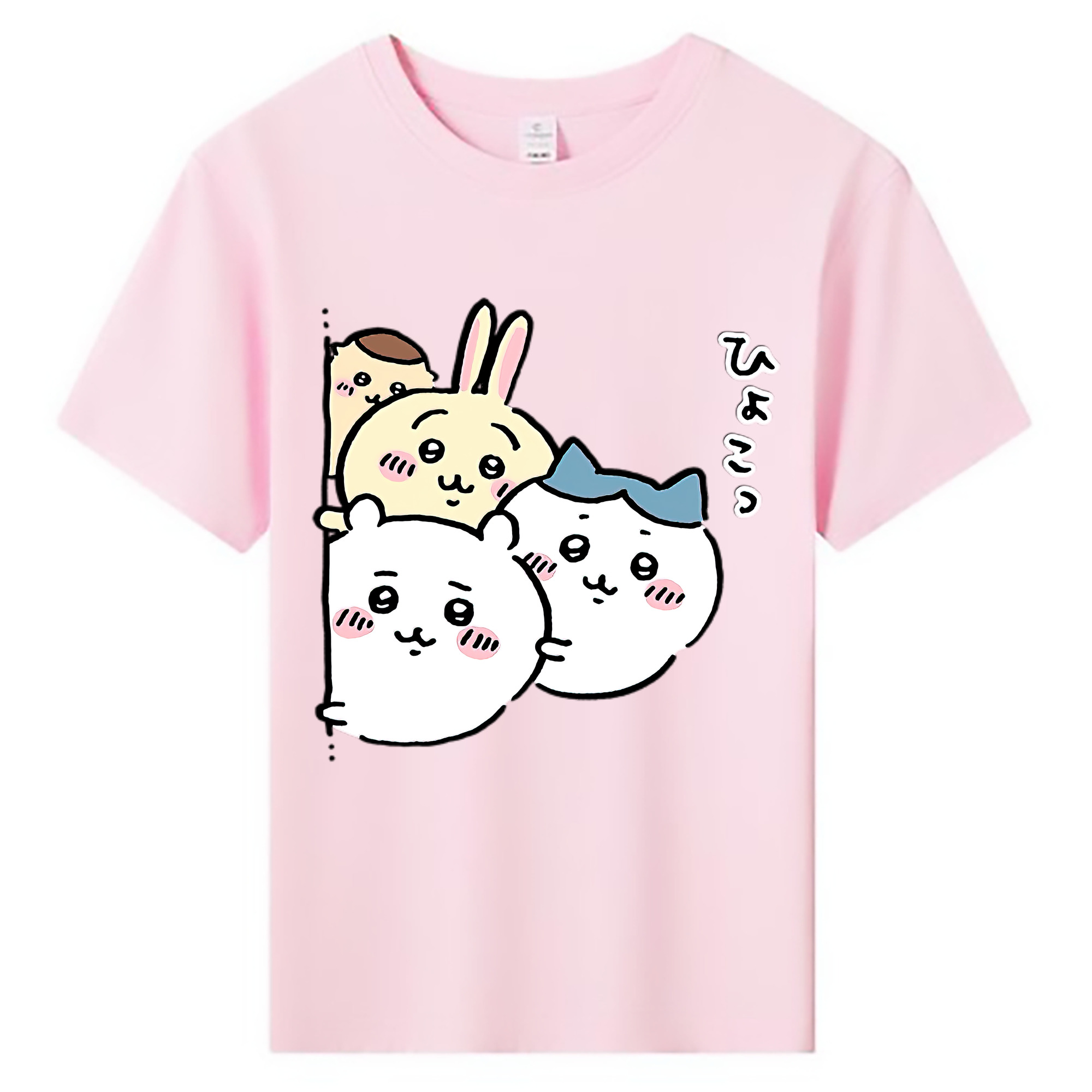 （画像用） ちいかわ ちいかわ Chii-kawa chiikawa 綿100％キッズTシャツ（フロントプリント）