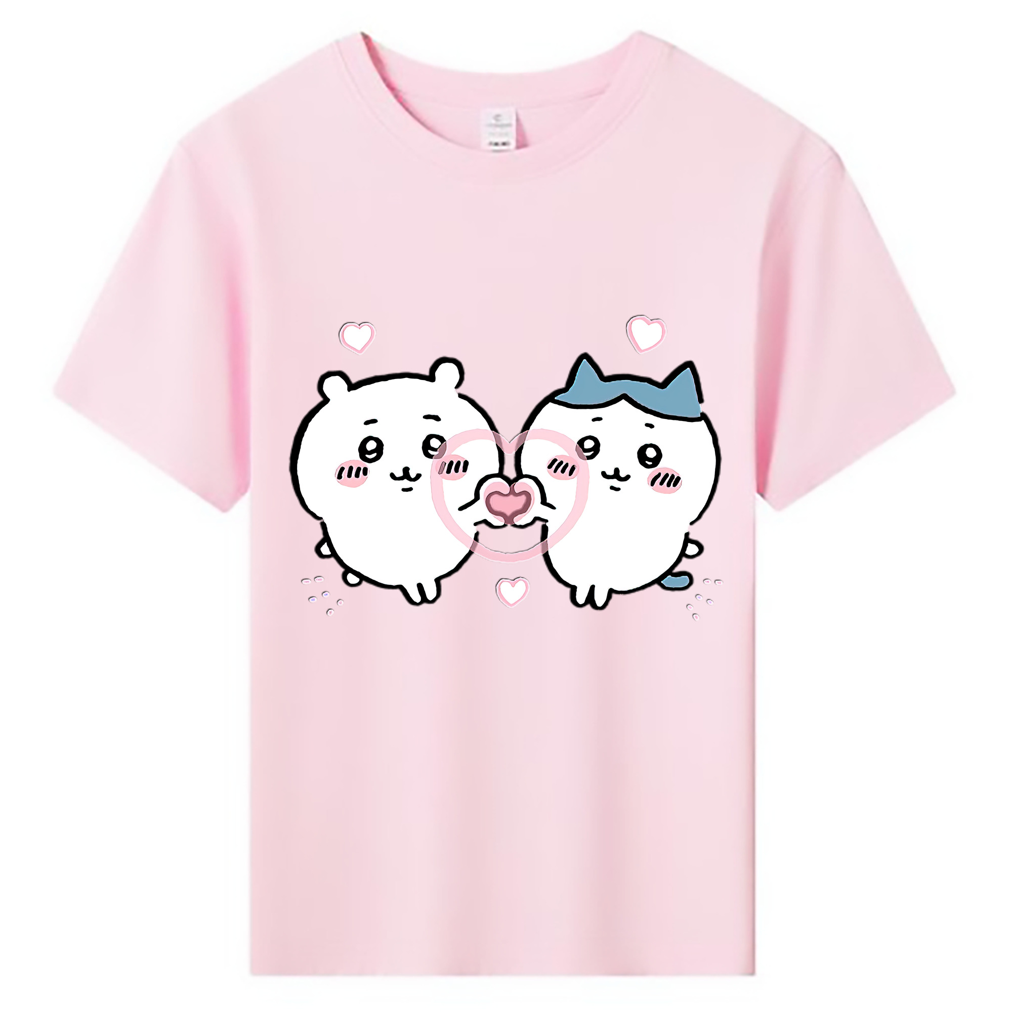 （画像用） ちいかわ ちいかわ Chii-kawa chiikawa 綿100％キッズTシャツ（フロントプリント）