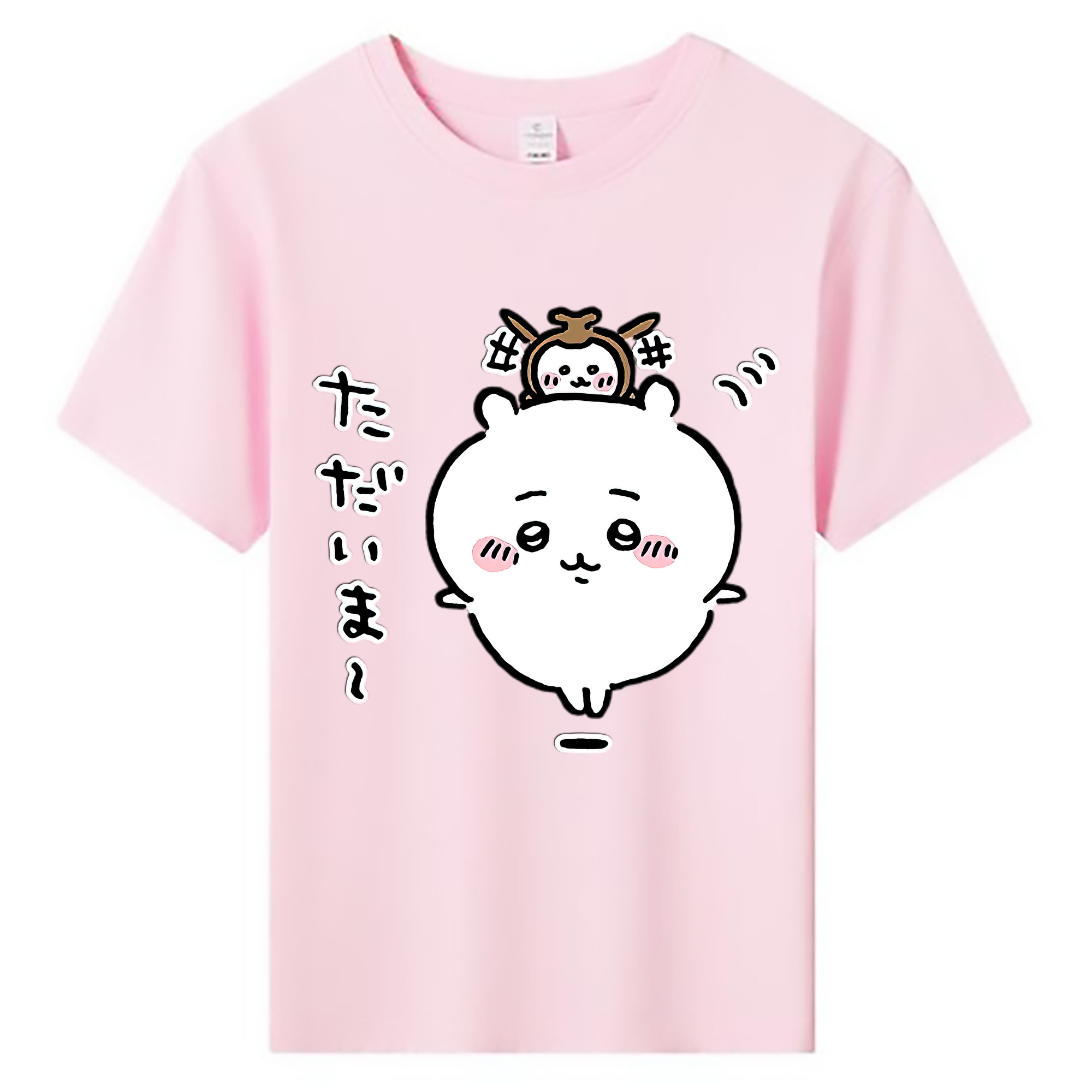 （画像用） ちいかわ ちいかわ Chii-kawa chiikawa 綿100％キッズTシャツ（フロントプリント）