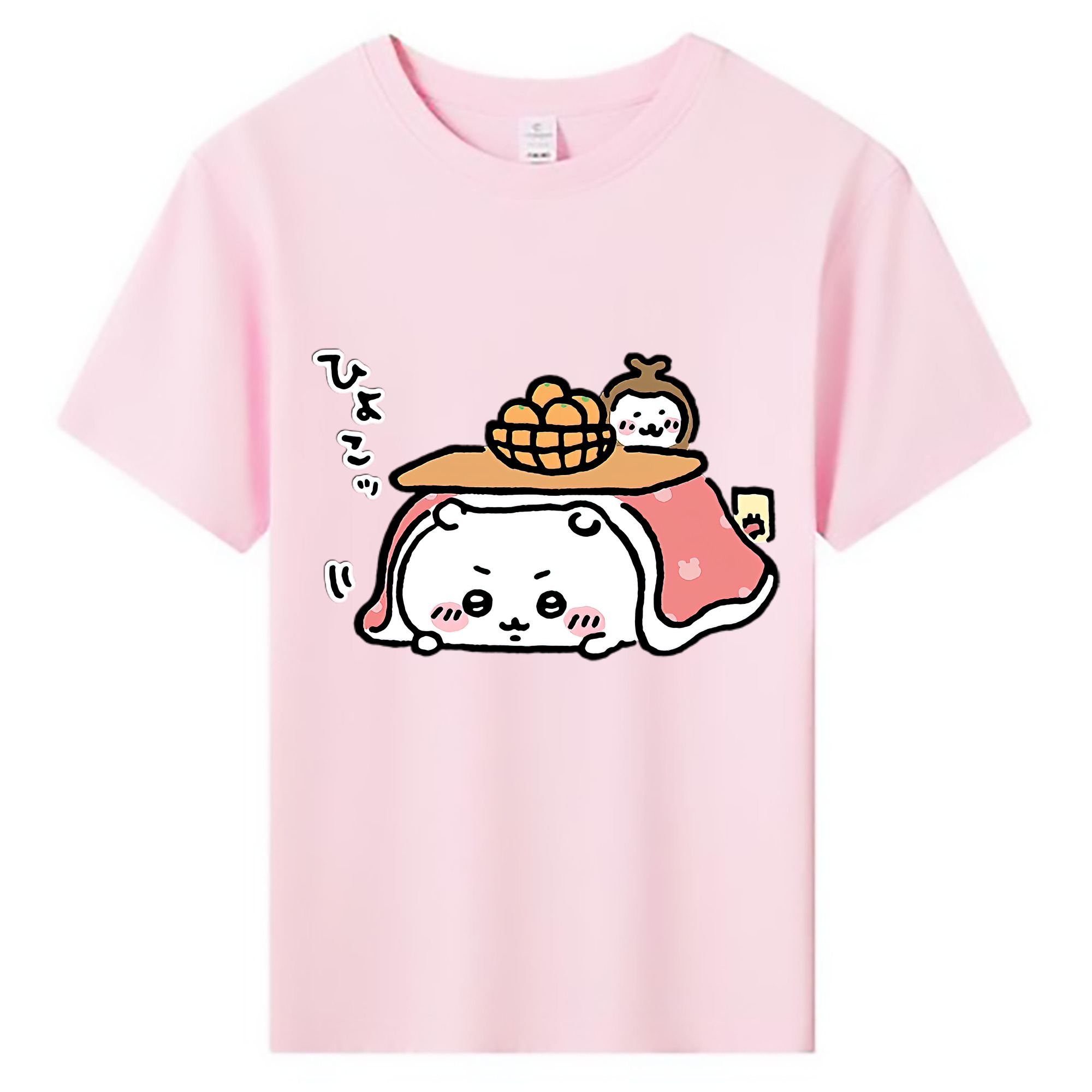 （画像用） ちいかわ ちいかわ Chii-kawa chiikawa 綿100％キッズTシャツ（フロントプリント）