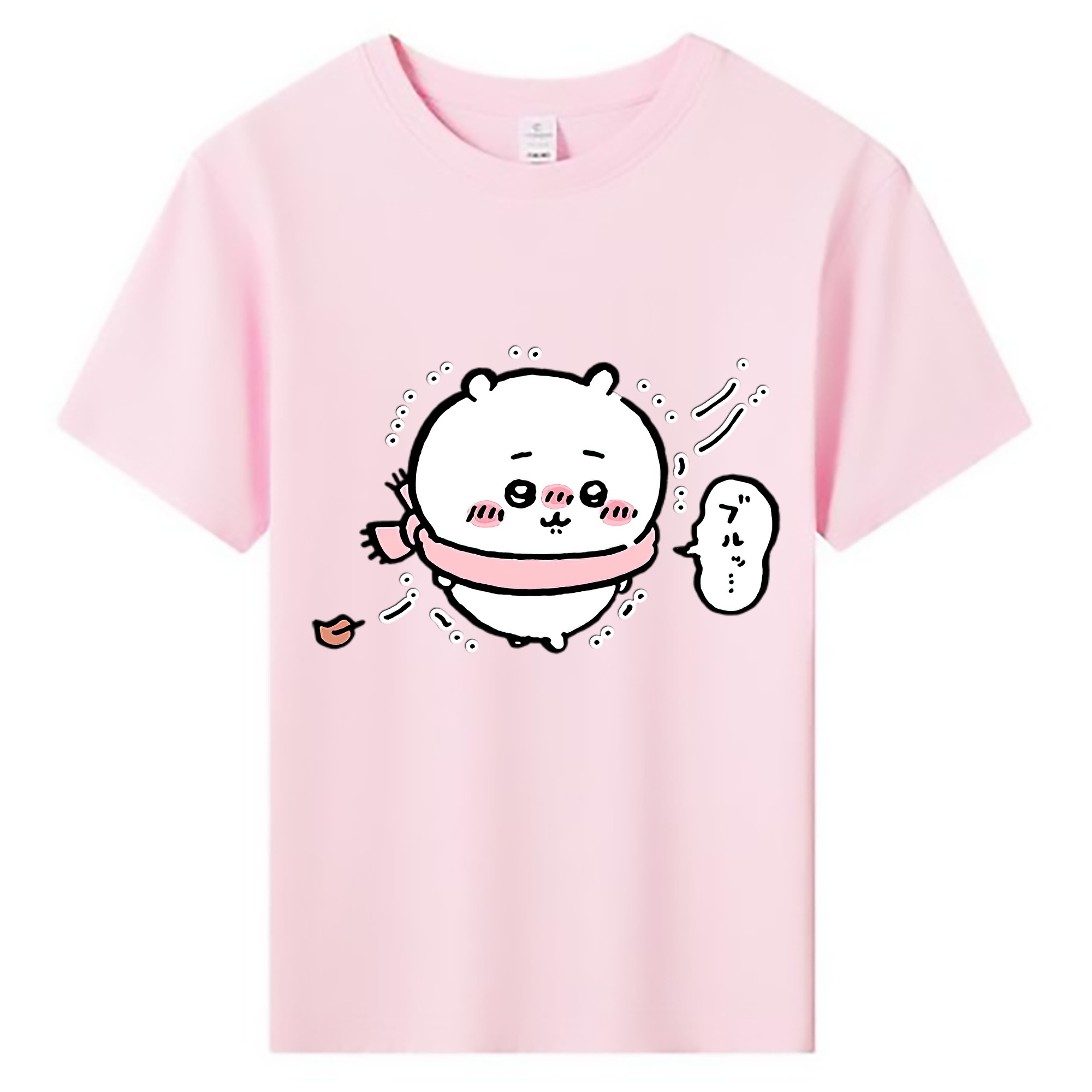 （画像用） ちいかわ ちいかわ Chii-kawa chiikawa 綿100％キッズTシャツ（フロントプリント）