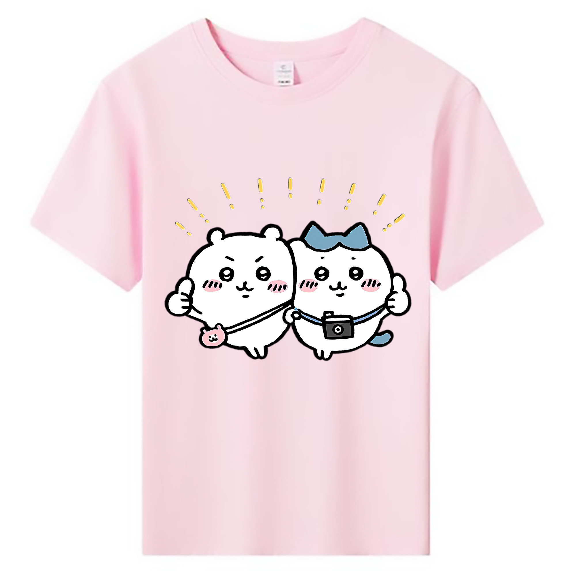 （画像用） ちいかわ ちいかわ Chii-kawa chiikawa 綿100％キッズTシャツ（フロントプリント）