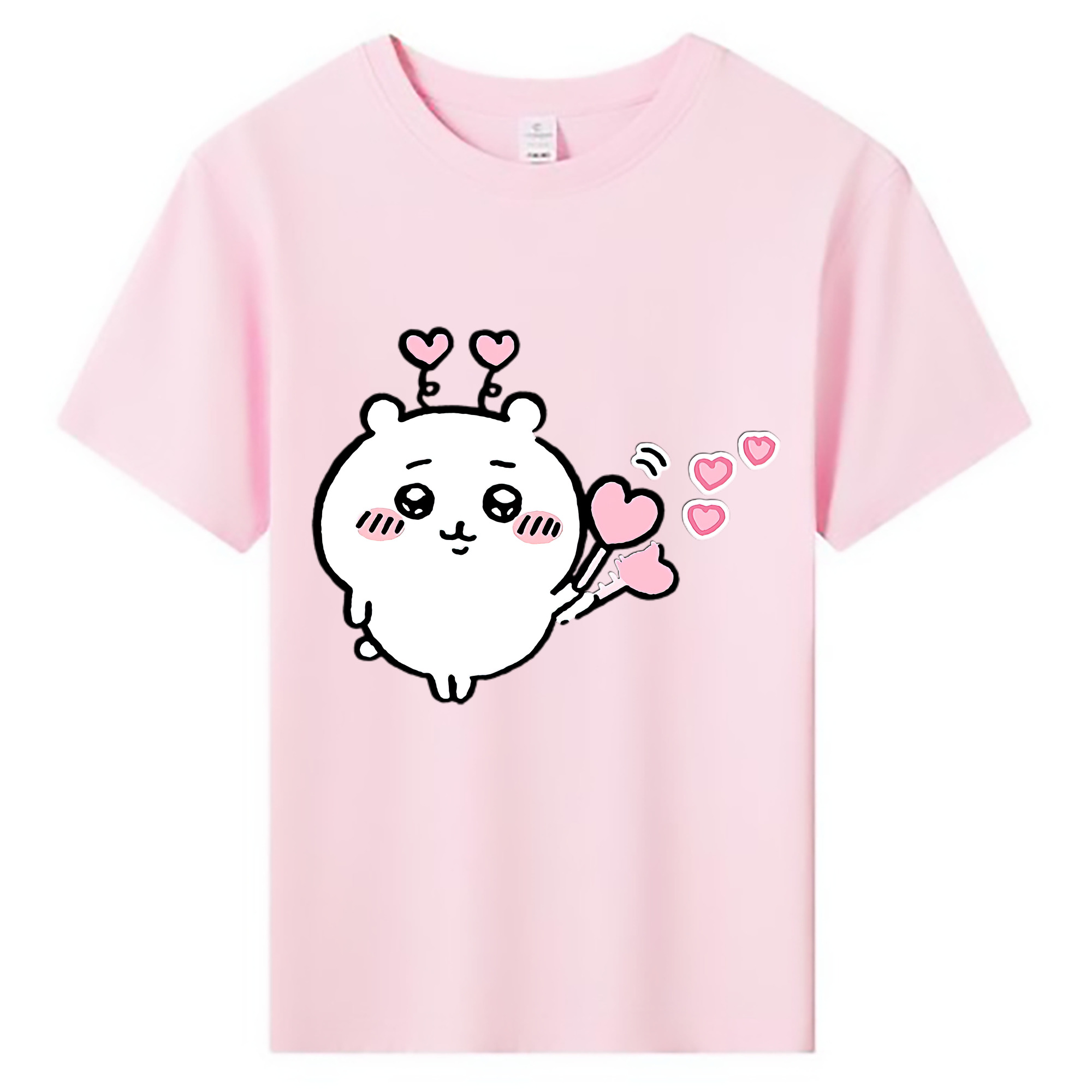 （画像用） ちいかわ ちいかわ Chii-kawa chiikawa 綿100％キッズTシャツ（フロントプリント）