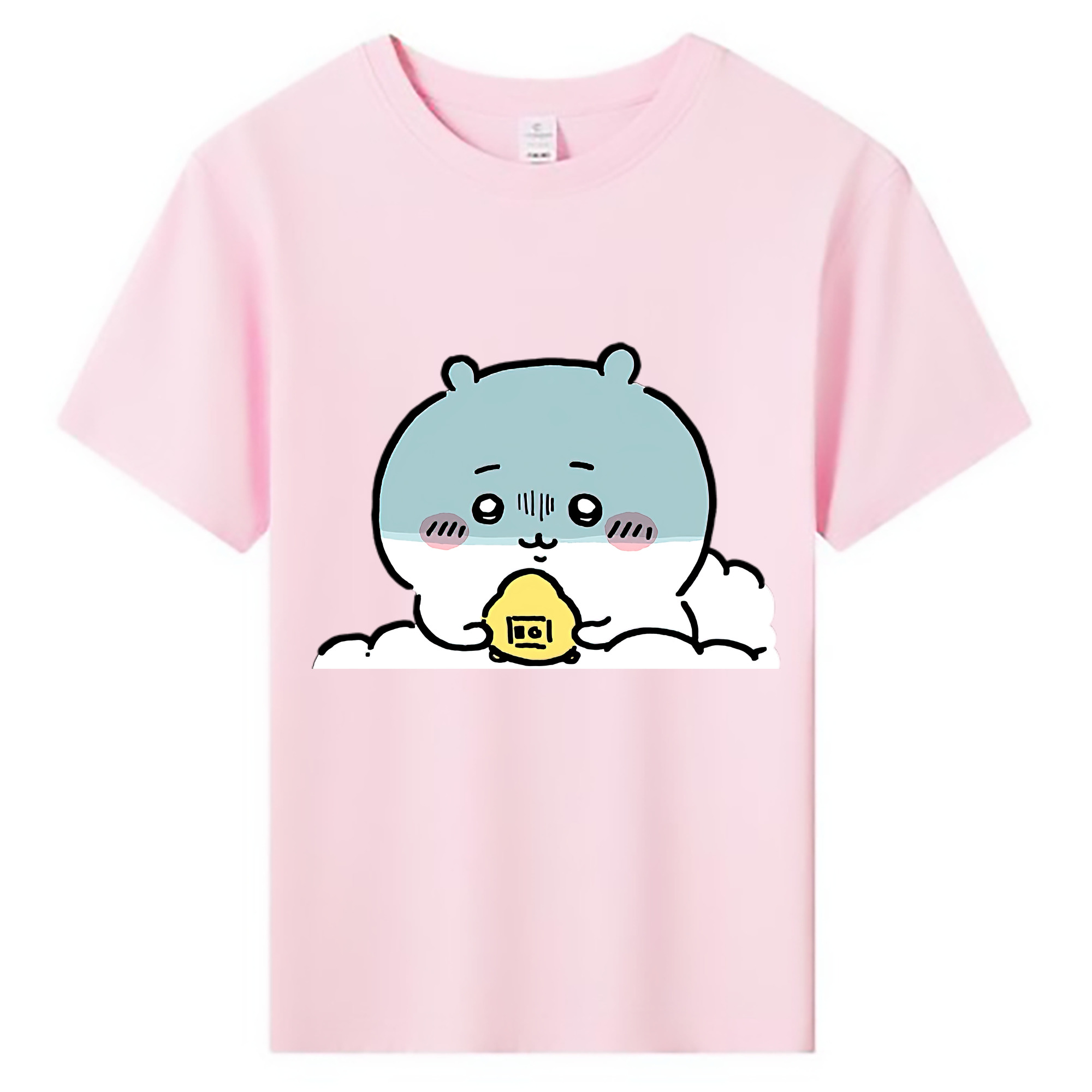 （画像用） ちいかわ ちいかわ Chii-kawa chiikawa 綿100％キッズTシャツ（フロントプリント）