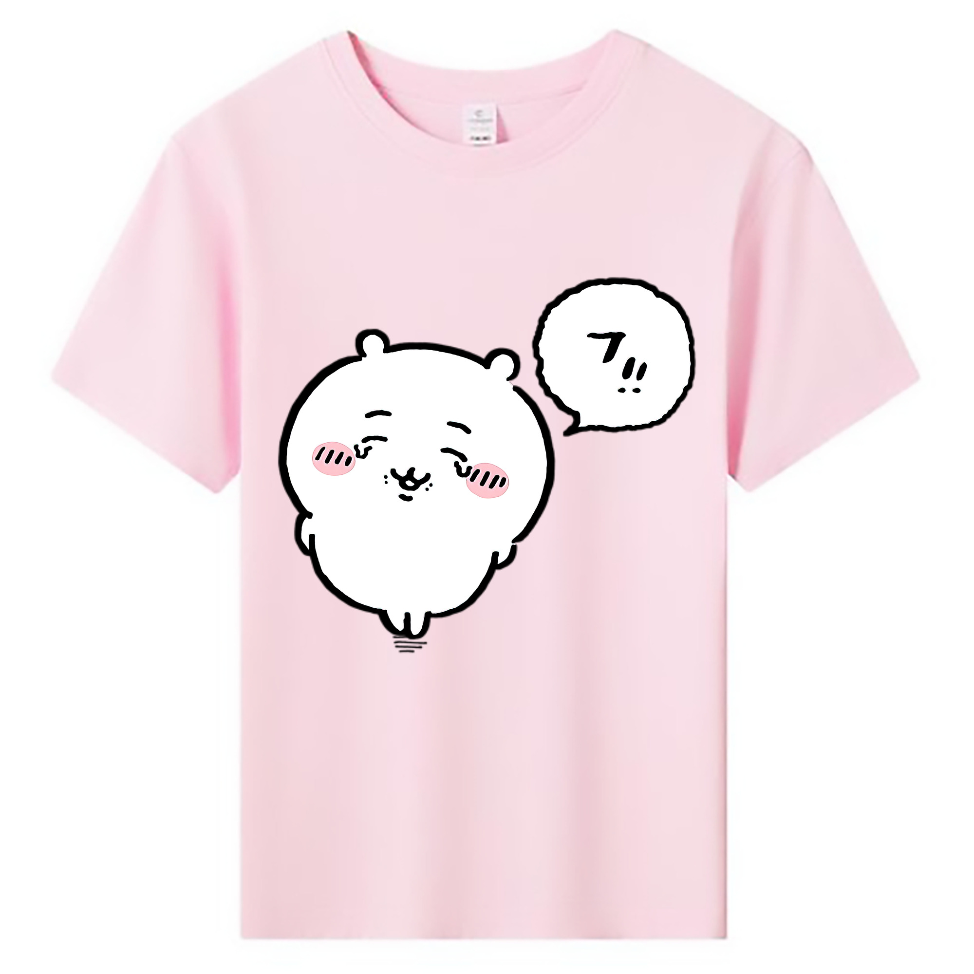 （画像用） ちいかわ ちいかわ Chii-kawa chiikawa 綿100％キッズTシャツ（フロントプリント）