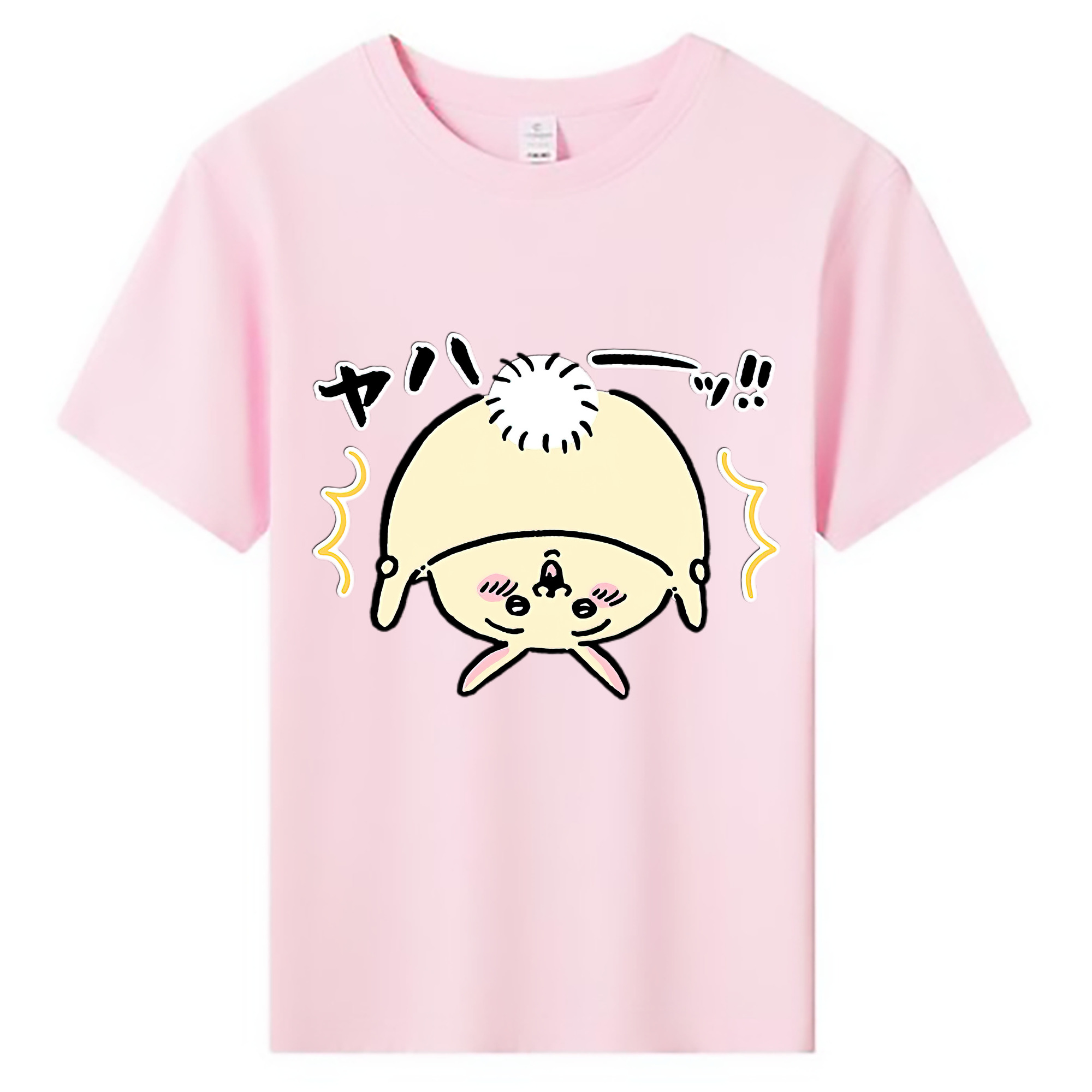 （画像用） ちいかわ うさぎ Chii-kawa usagi 綿100％キッズTシャツ（フロントプリント）