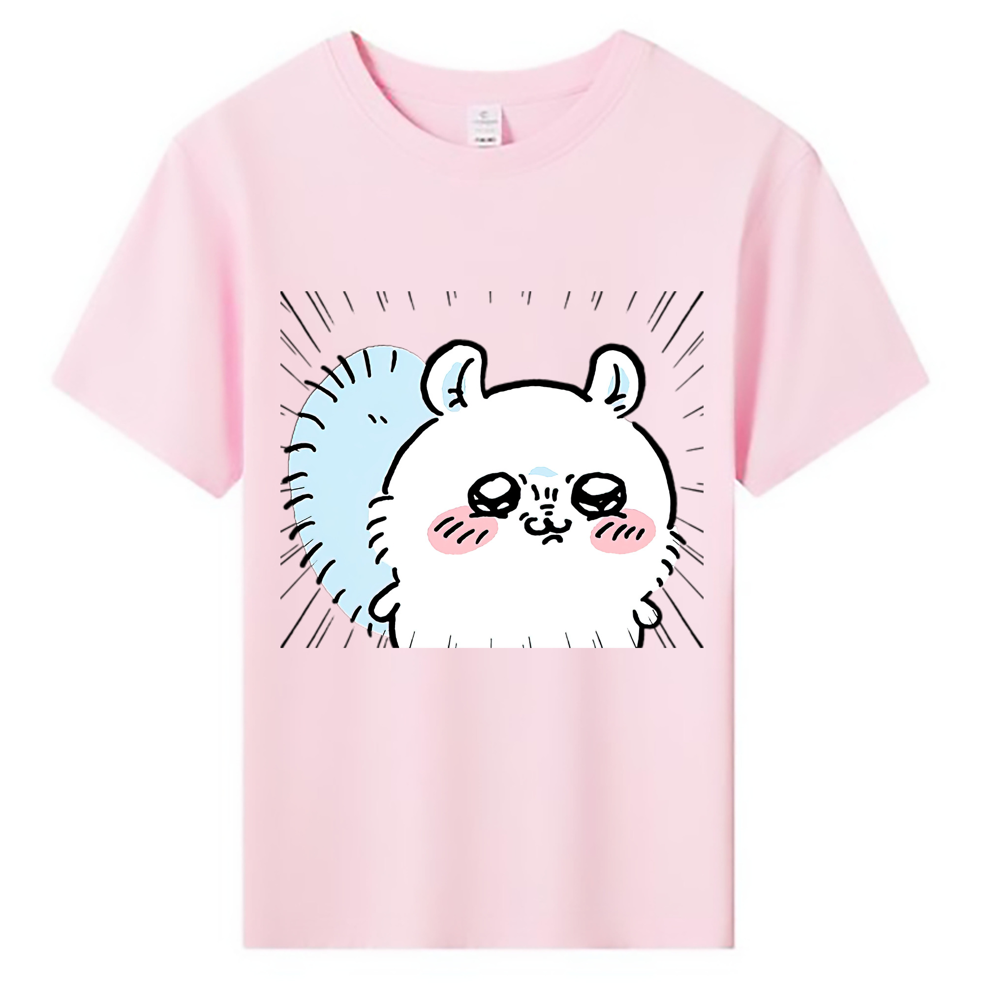 （画像用） ちいかわ モモンガ Chii-kawa Momonga 綿100％キッズTシャツ（フロントプリント）