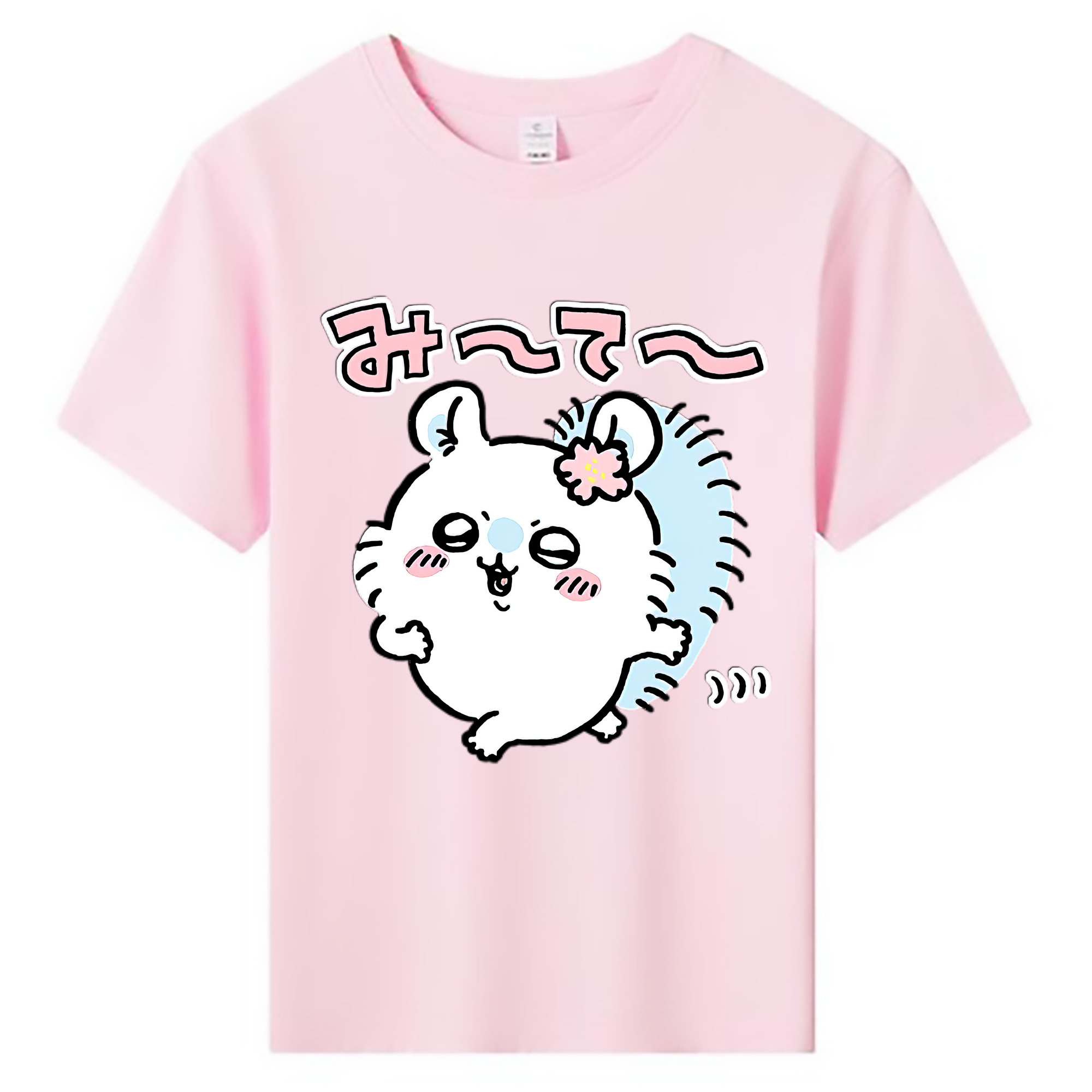 （画像用） ちいかわ モモンガ Chii-kawa Momonga 綿100％キッズTシャツ（フロントプリント）
