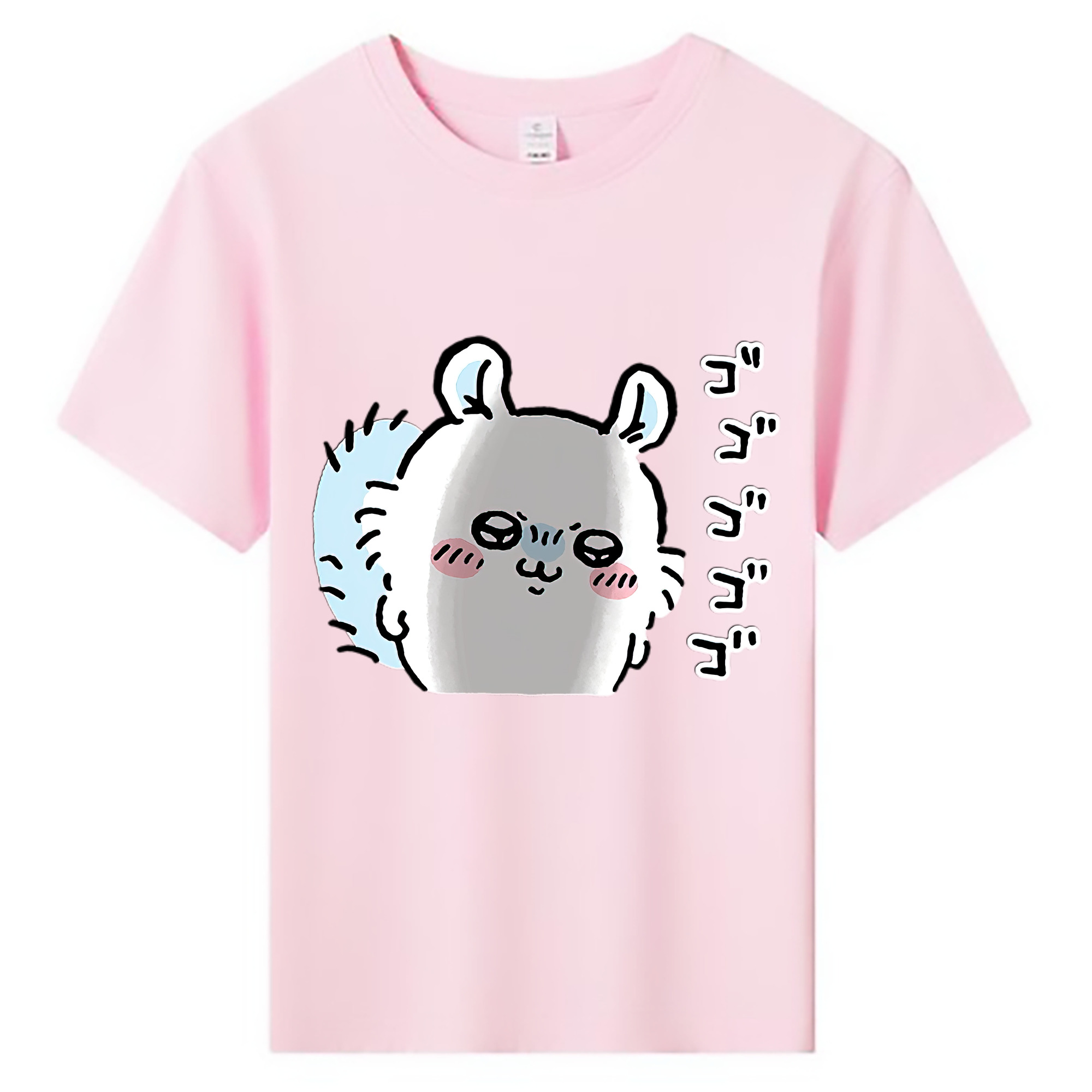 （画像用） ちいかわ モモンガ Chii-kawa Momonga 綿100％キッズTシャツ（フロントプリント）