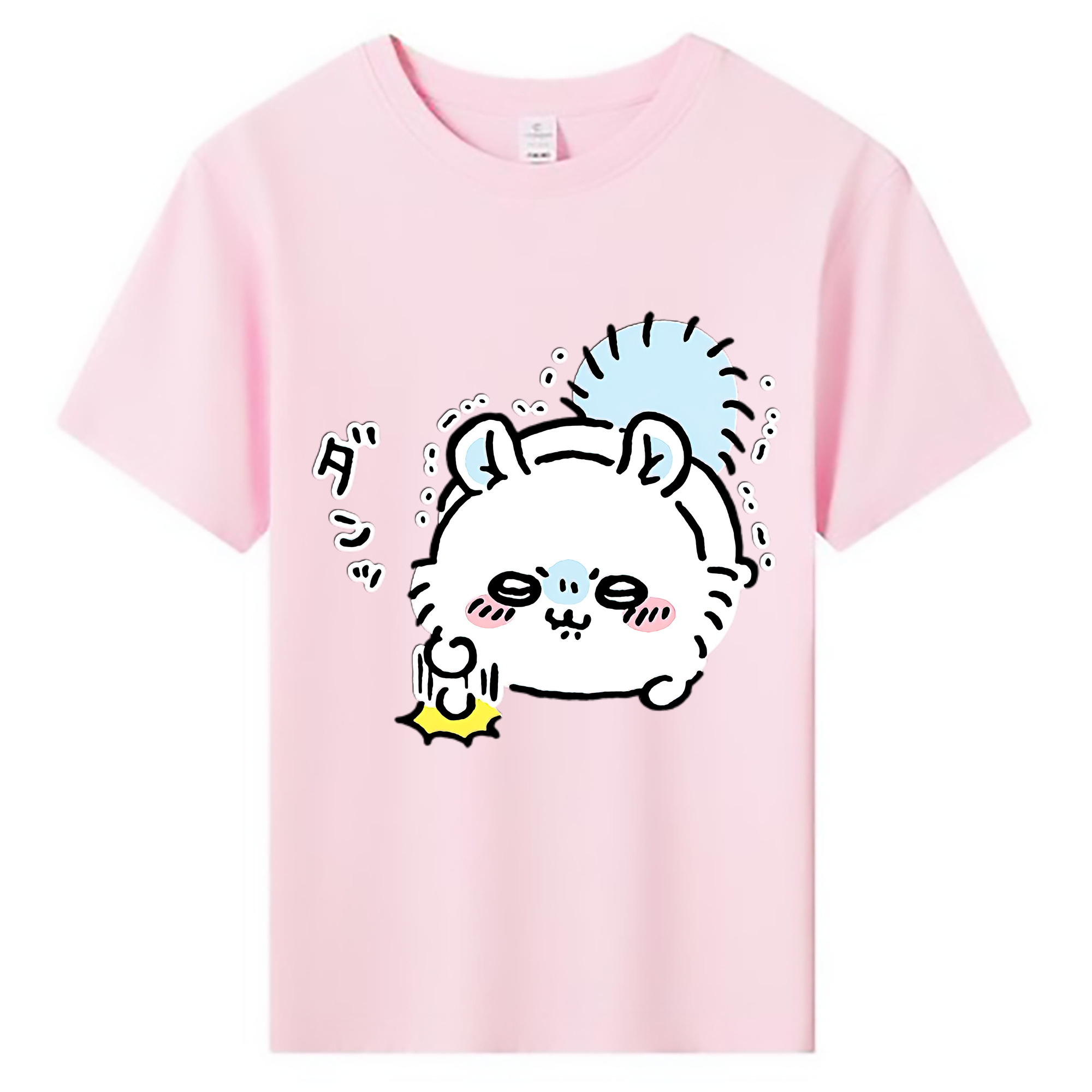 （画像用） ちいかわ モモンガ Chii-kawa Momonga 綿100％キッズTシャツ（フロントプリント）
