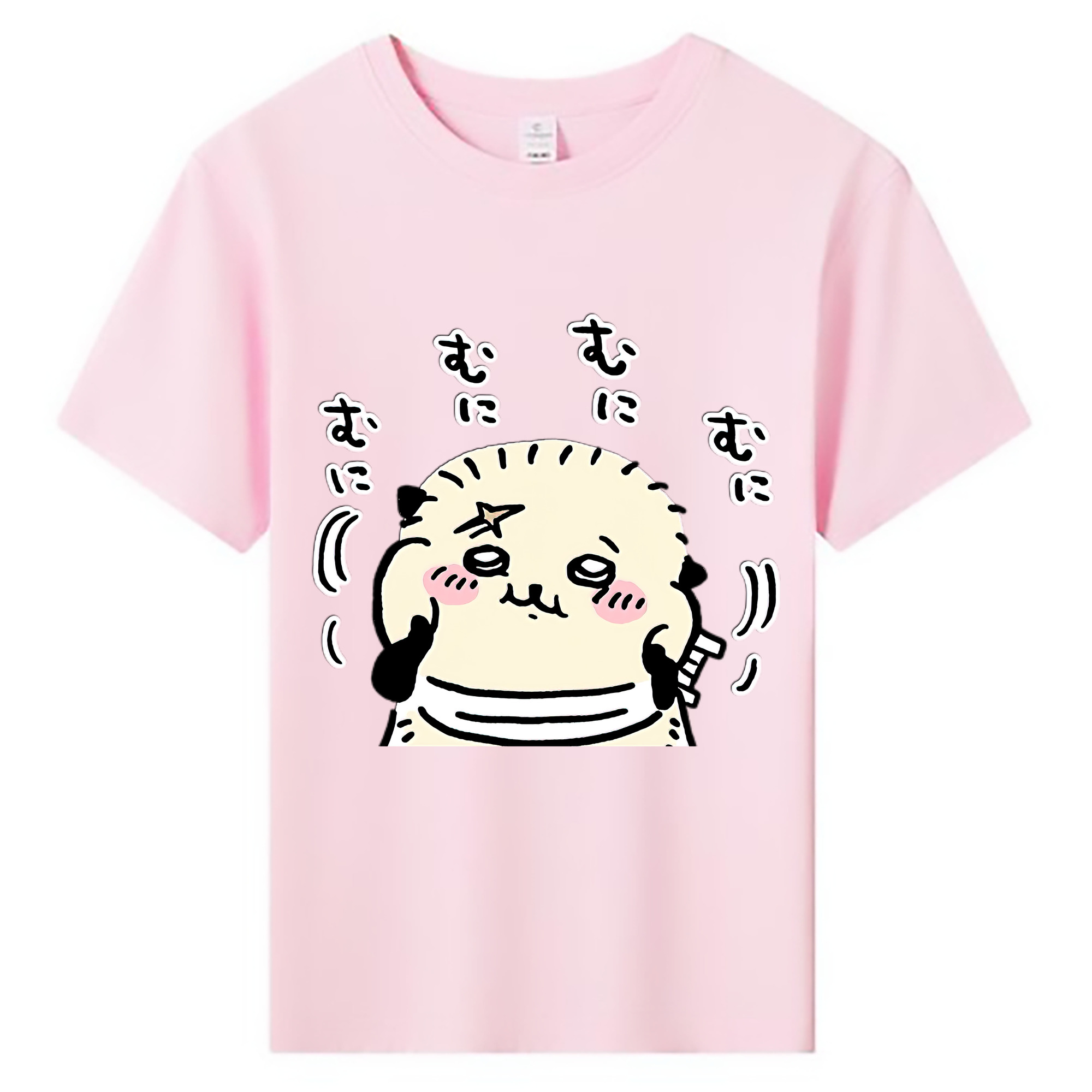 （画像用） ちいかわ ラッコ Chii-kawa Sea otter 綿100％キッズTシャツ（フロントプリント）