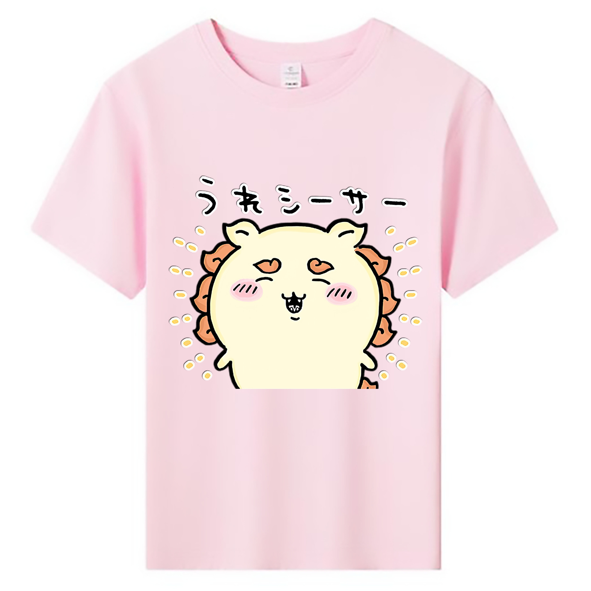 （画像用） ちいかわ シーサー Chii-kawa Shisa 綿100％キッズTシャツ（フロントプリント）