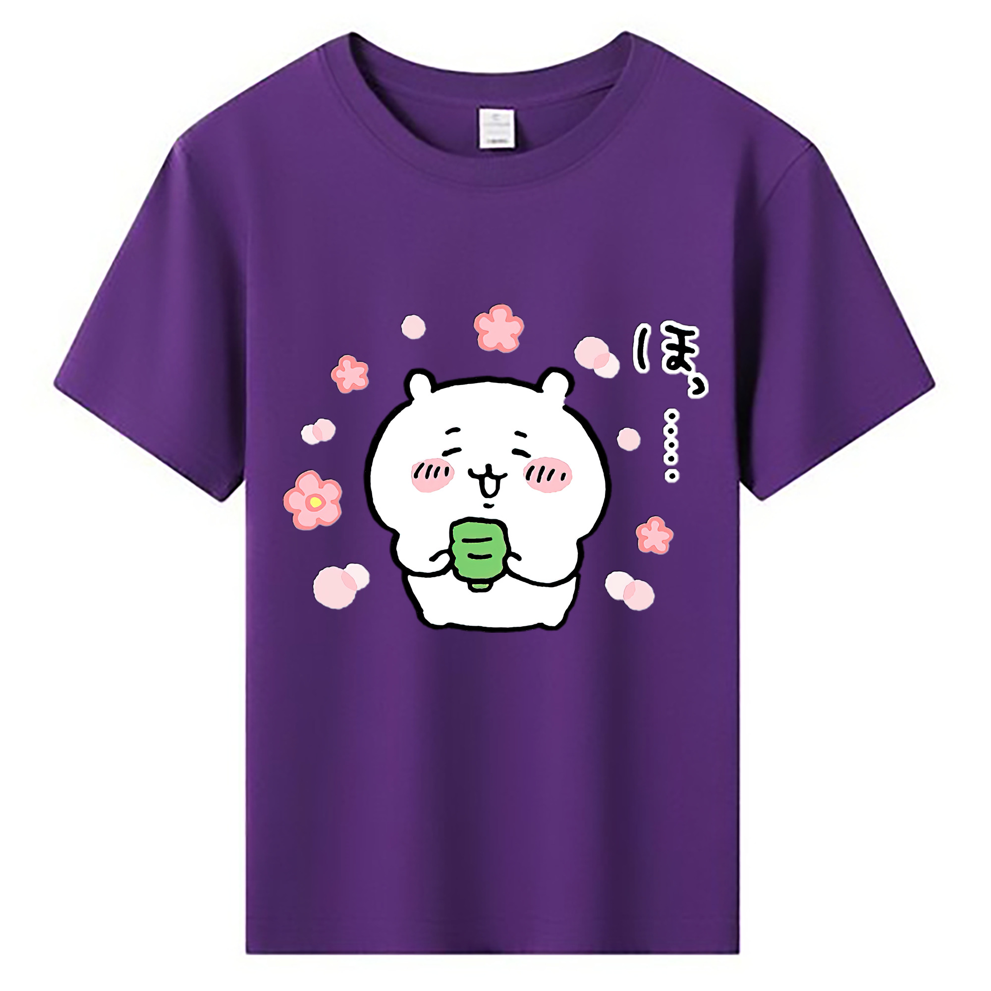 （画像用） ちいかわ ちいかわ Chii-kawa chiikawa 綿100％キッズTシャツ（フロントプリント）