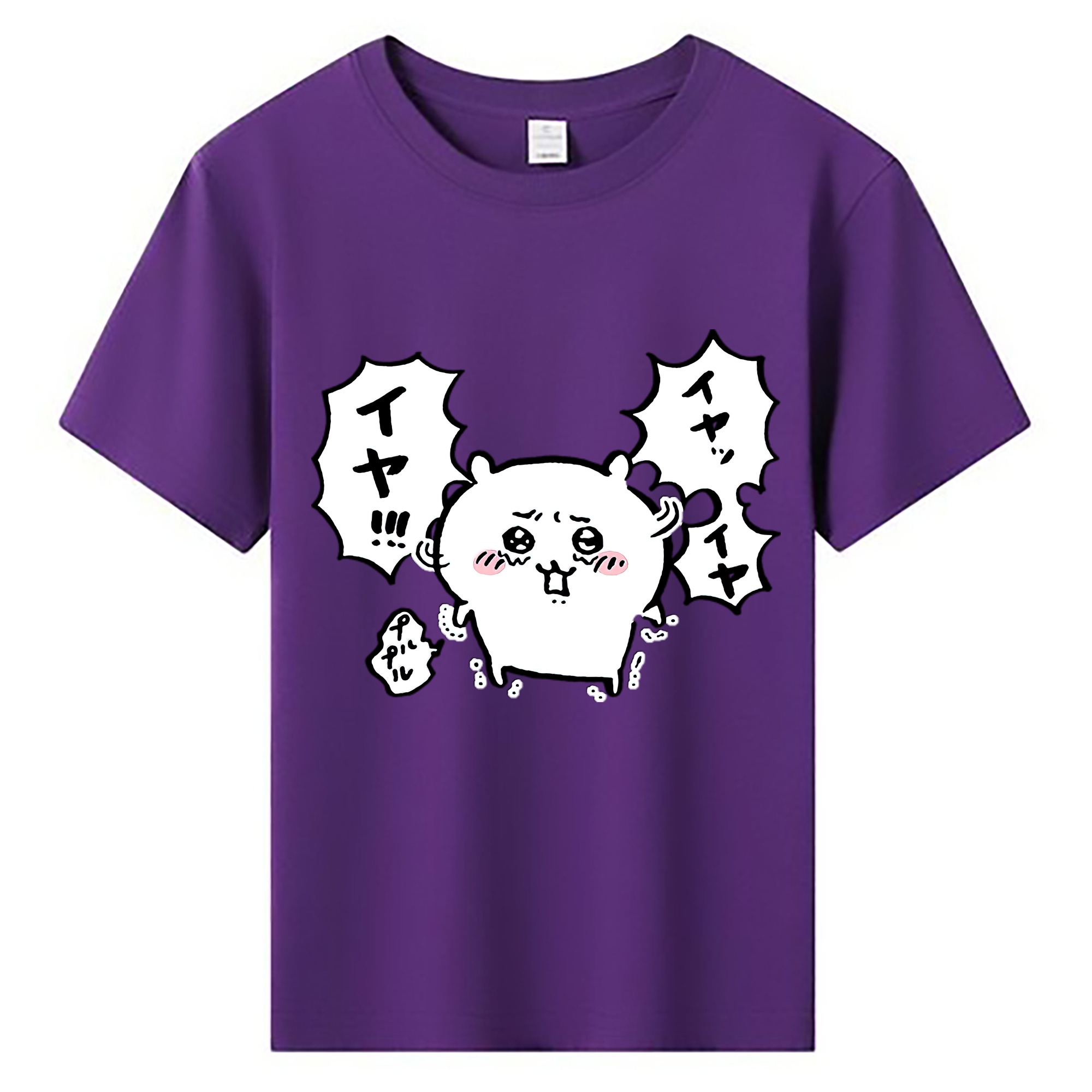 （画像用） ちいかわ ちいかわ Chii-kawa chiikawa 綿100％キッズTシャツ（フロントプリント）
