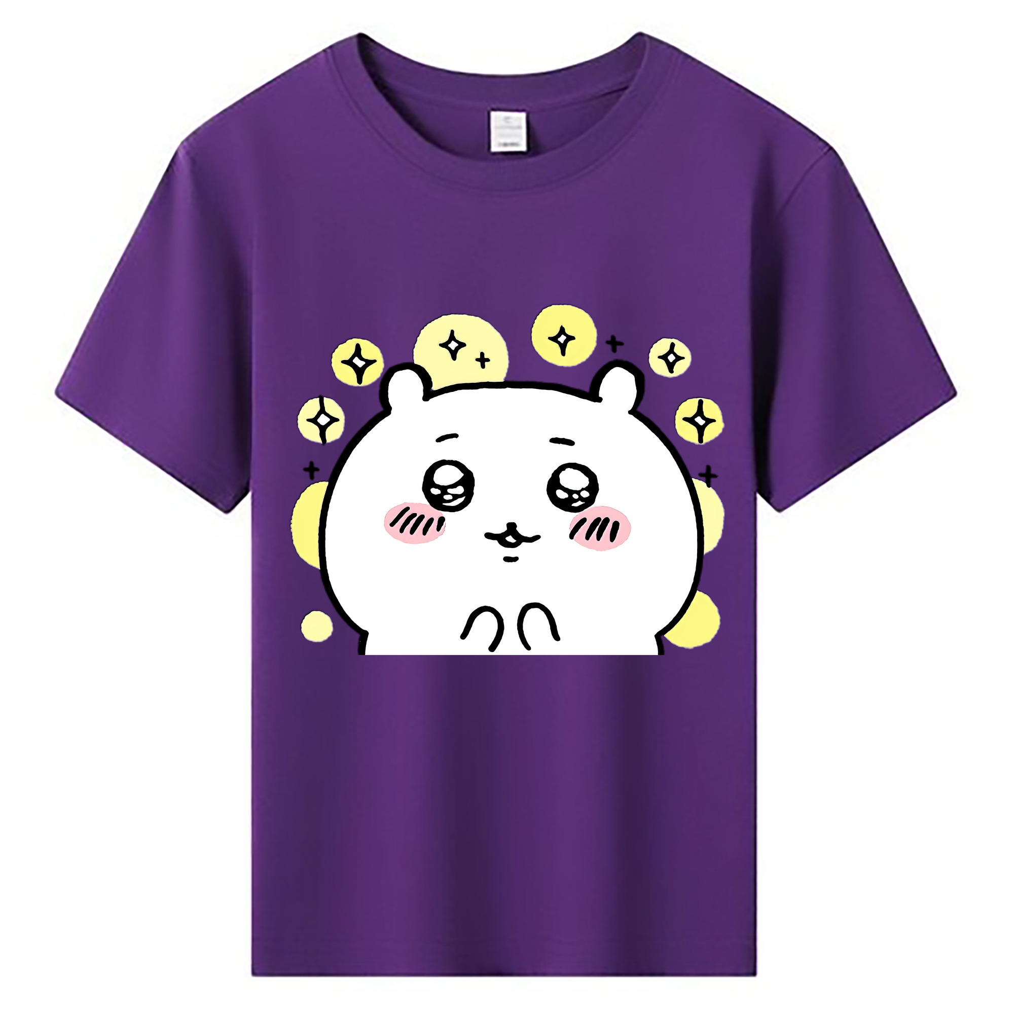 （画像用） ちいかわ ちいかわ Chii-kawa chiikawa 綿100％キッズTシャツ（フロントプリント）