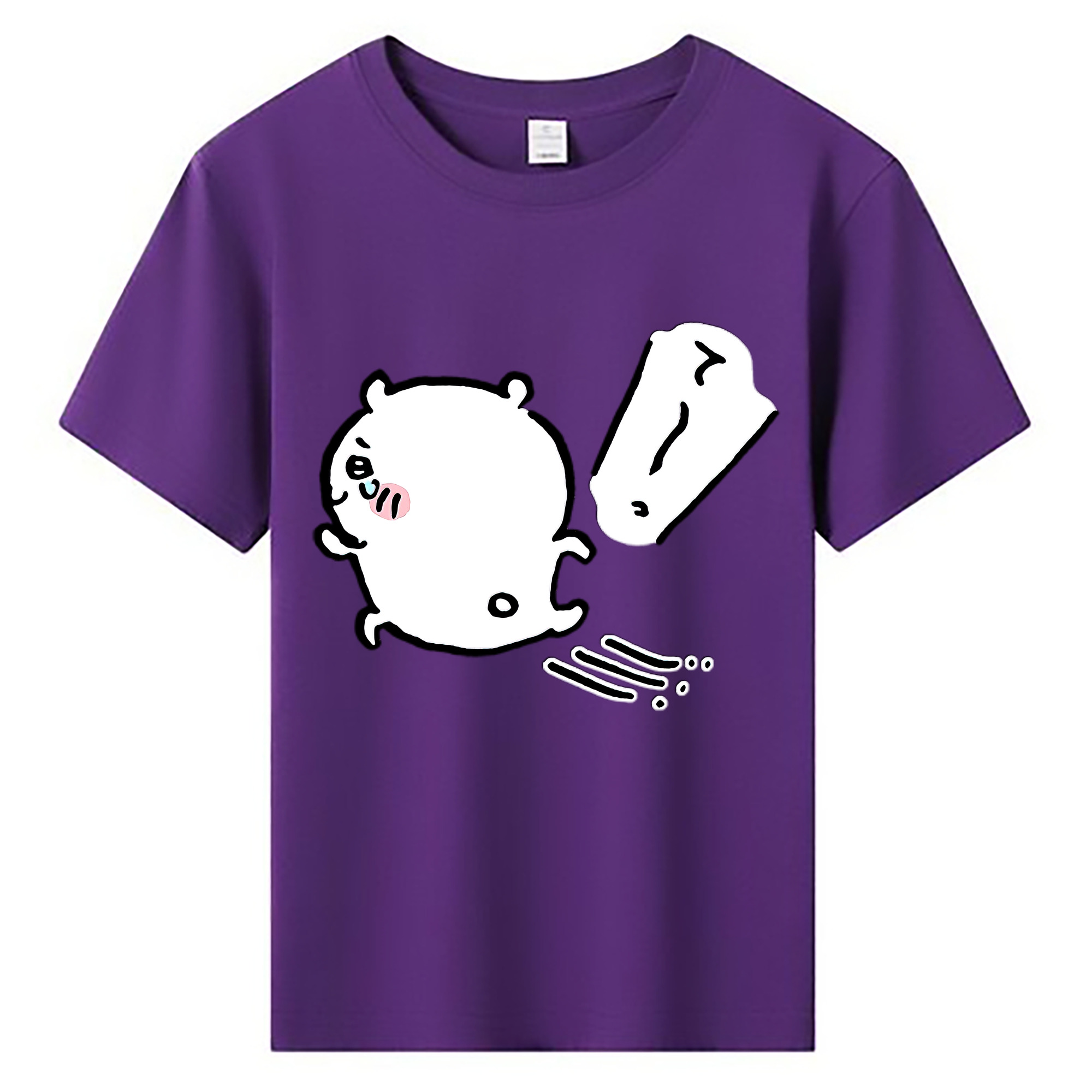 （画像用） ちいかわ ちいかわ Chii-kawa chiikawa 綿100％キッズTシャツ（フロントプリント）