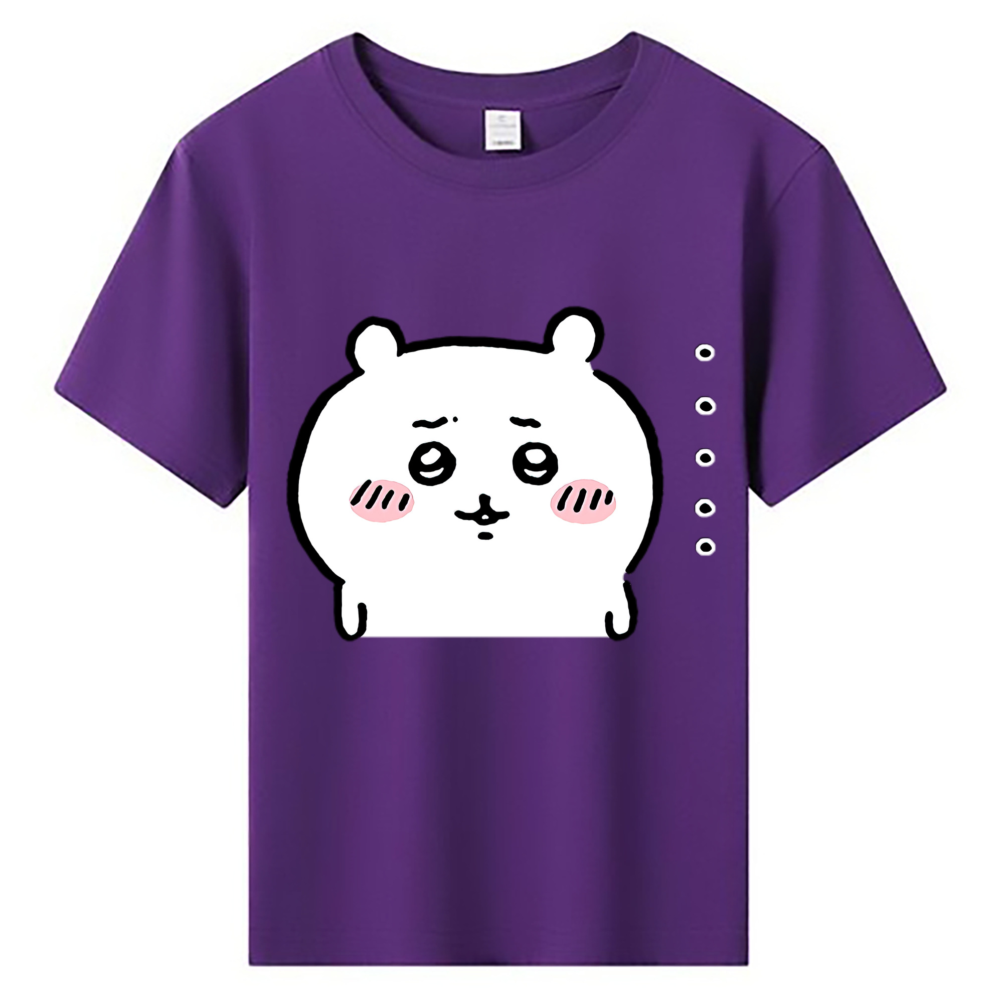 （画像用） ちいかわ ちいかわ Chii-kawa chiikawa 綿100％キッズTシャツ（フロントプリント）