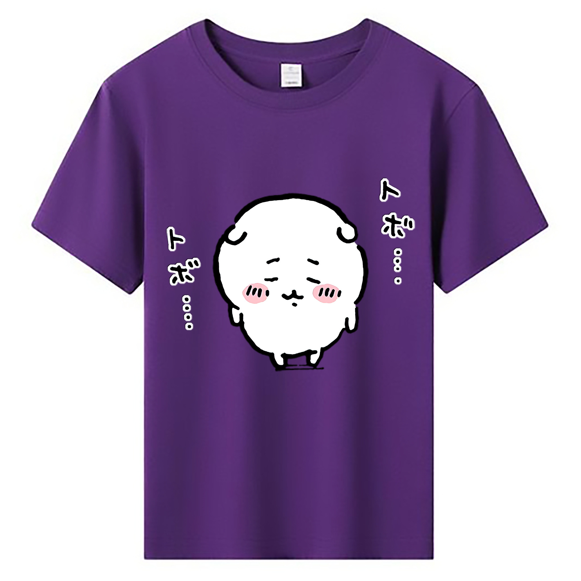 （画像用） ちいかわ ちいかわ Chii-kawa chiikawa 綿100％キッズTシャツ（フロントプリント）