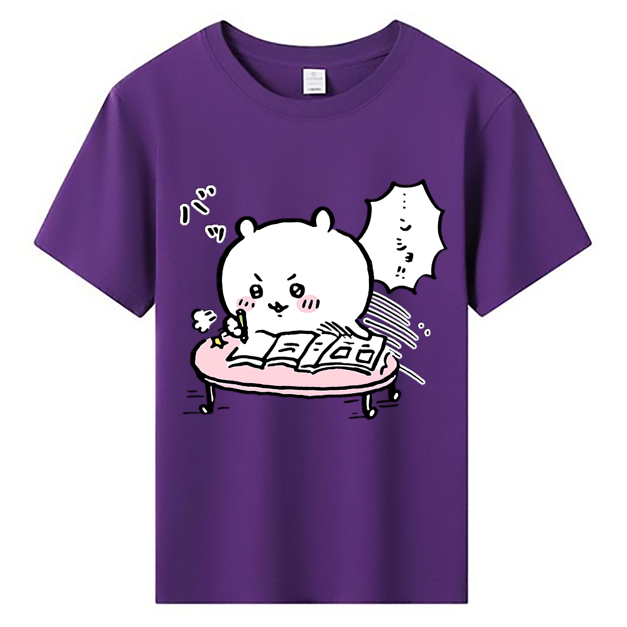 （画像用） ちいかわ ちいかわ Chii-kawa chiikawa 綿100％キッズTシャツ（フロントプリント）