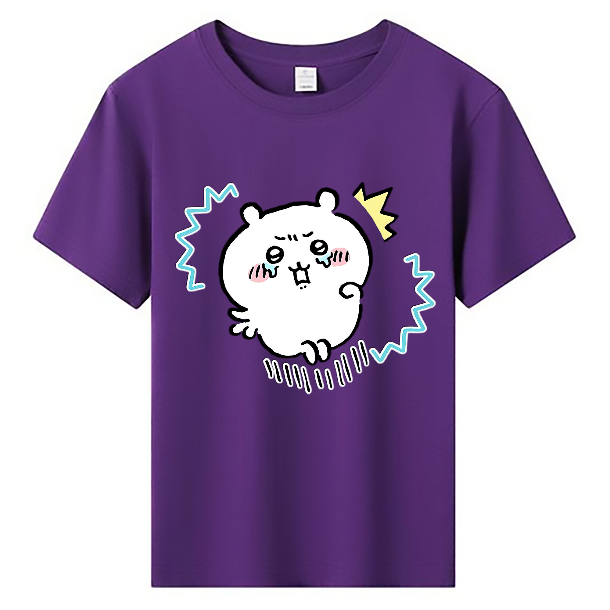 （画像用） ちいかわ ちいかわ Chii-kawa chiikawa 綿100％キッズTシャツ（フロントプリント）