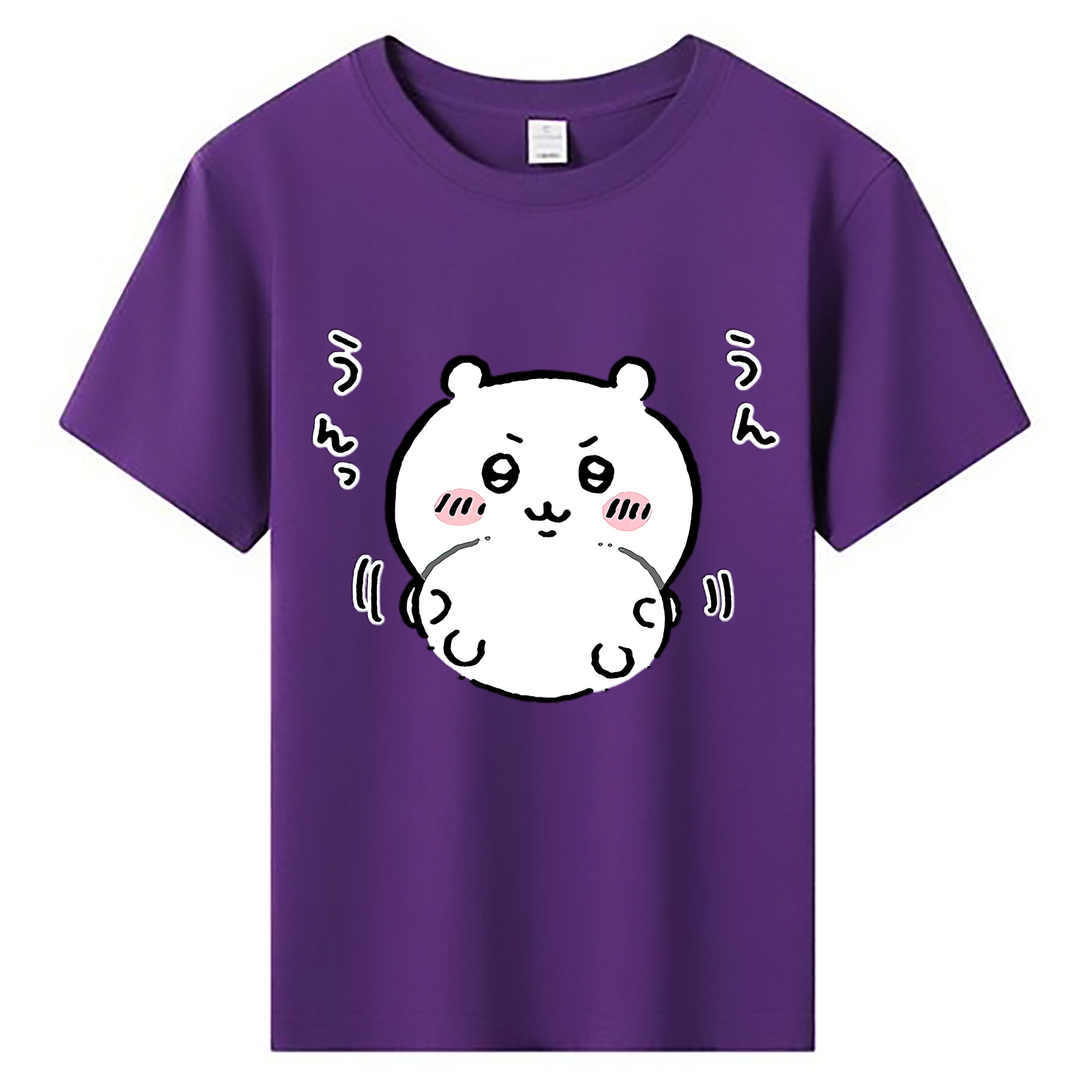 （画像用） ちいかわ ちいかわ Chii-kawa chiikawa 綿100％キッズTシャツ（フロントプリント）